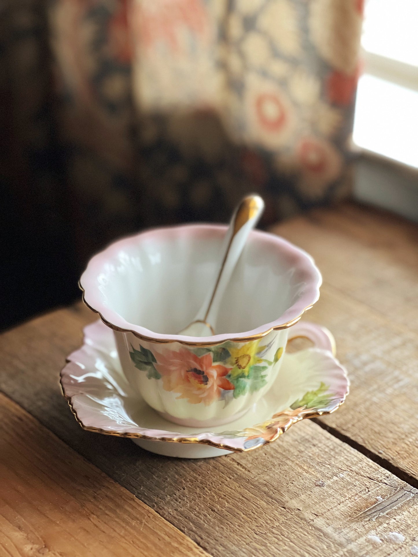 Antique Noritake Morimura Hand Painted Sauce Bowl / Jelly Bowl