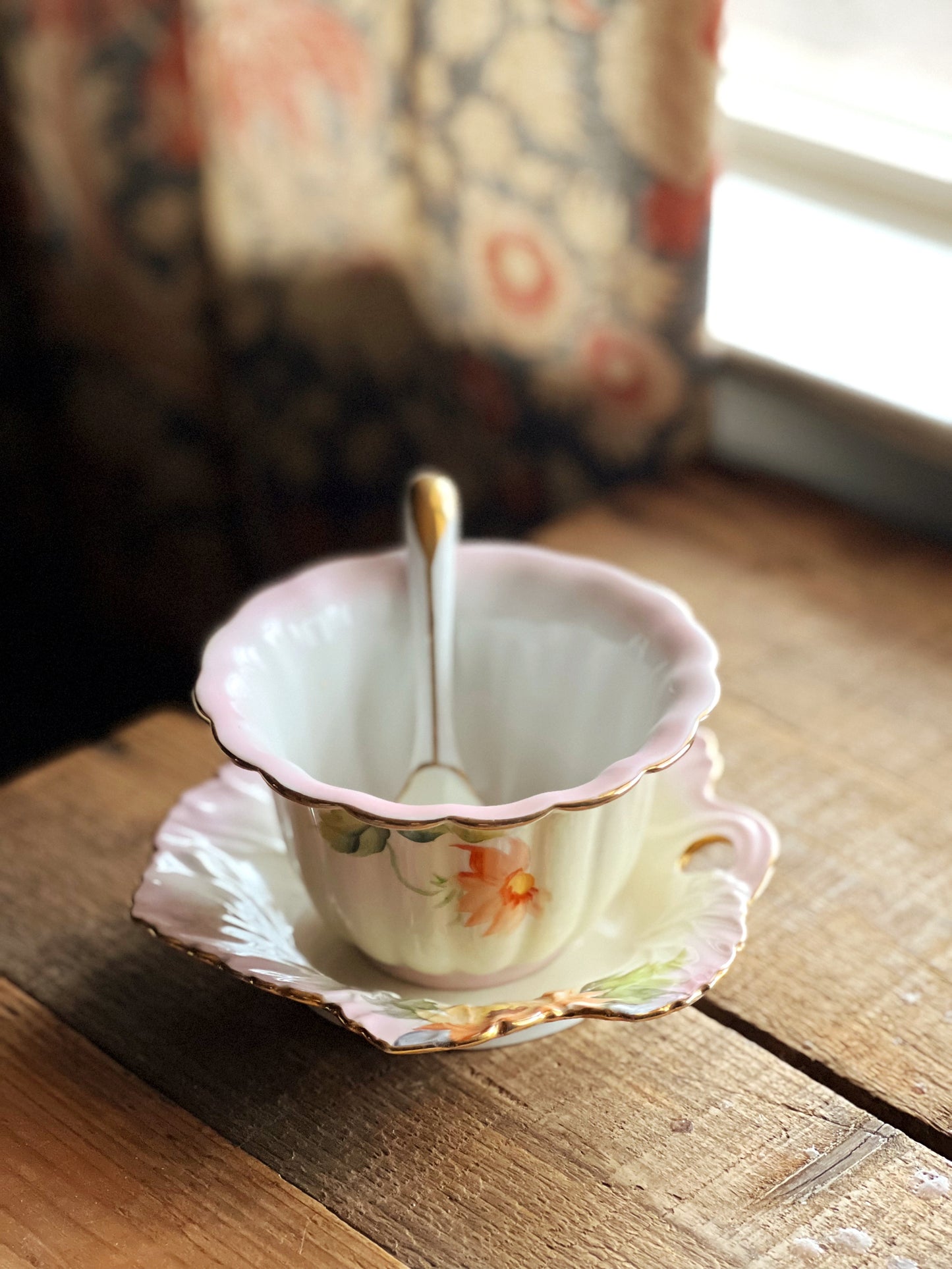 Antique Noritake Morimura Hand Painted Sauce Bowl / Jelly Bowl