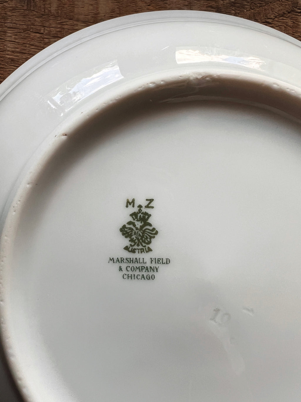 Antique MZ Austria for Marshall Field & Co Chicago Soup Bowl