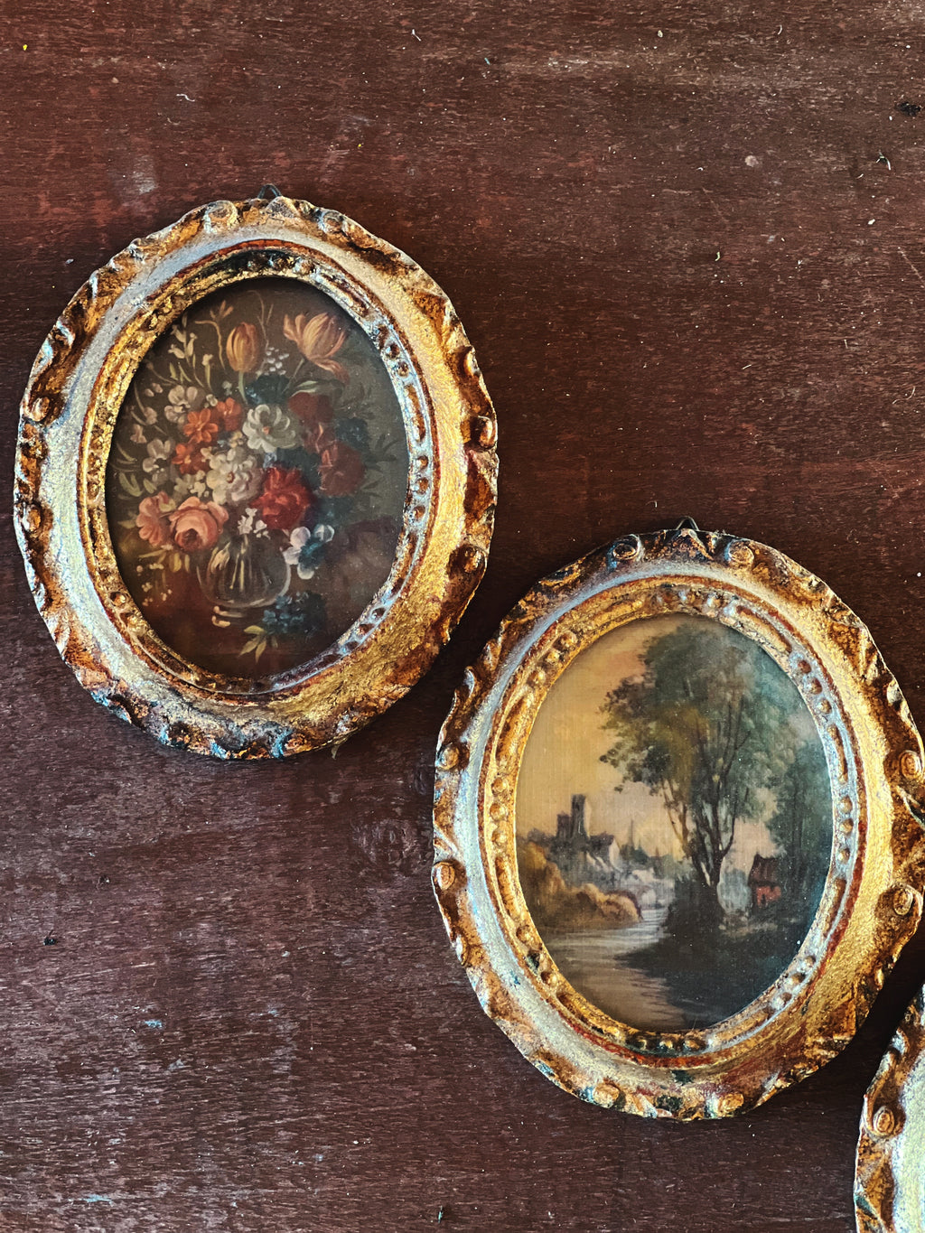 Vintage Set of 3 Mix Match Florentine Prints