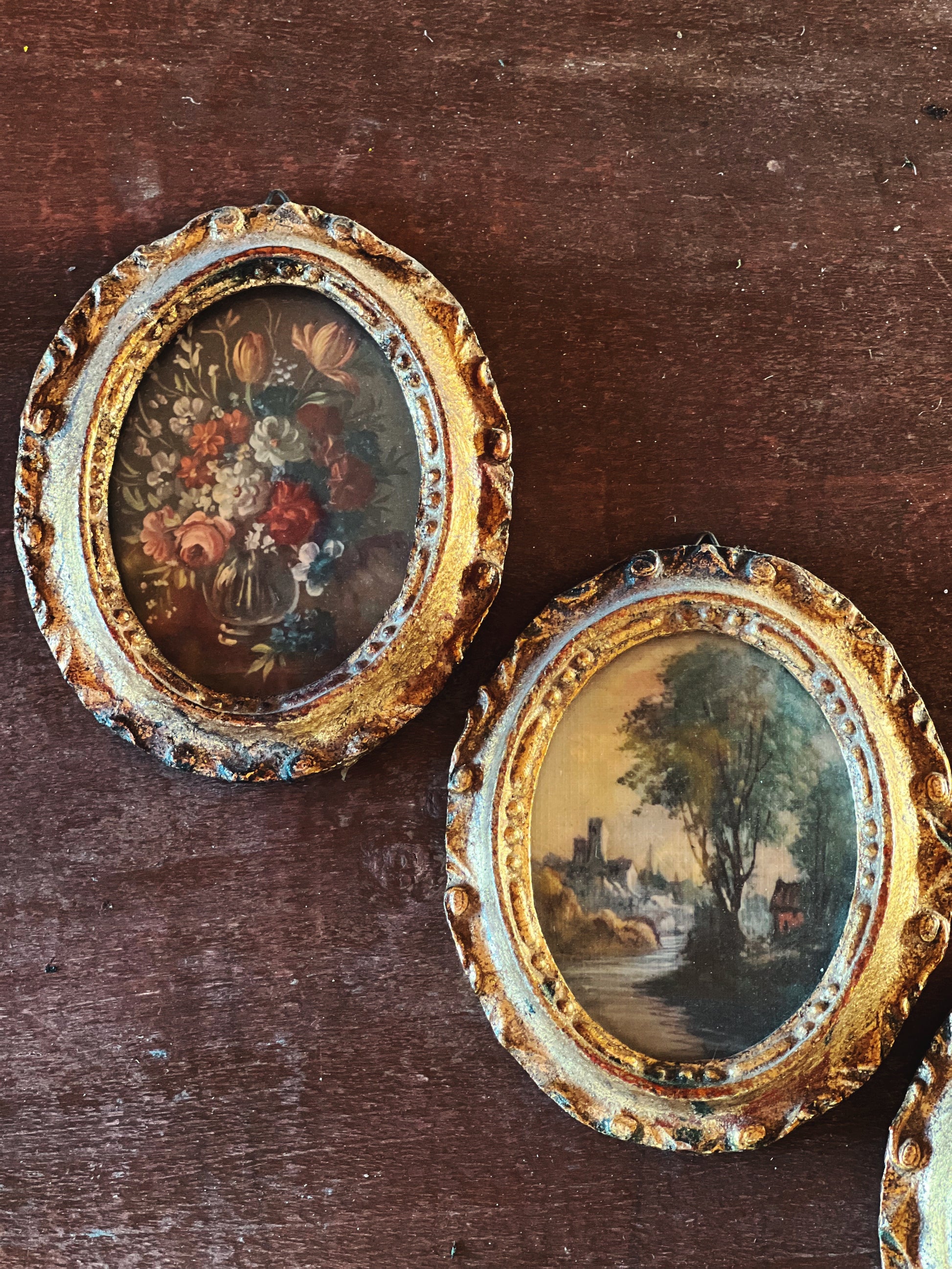 Vintage Set of 3 Mix Match Florentine Prints