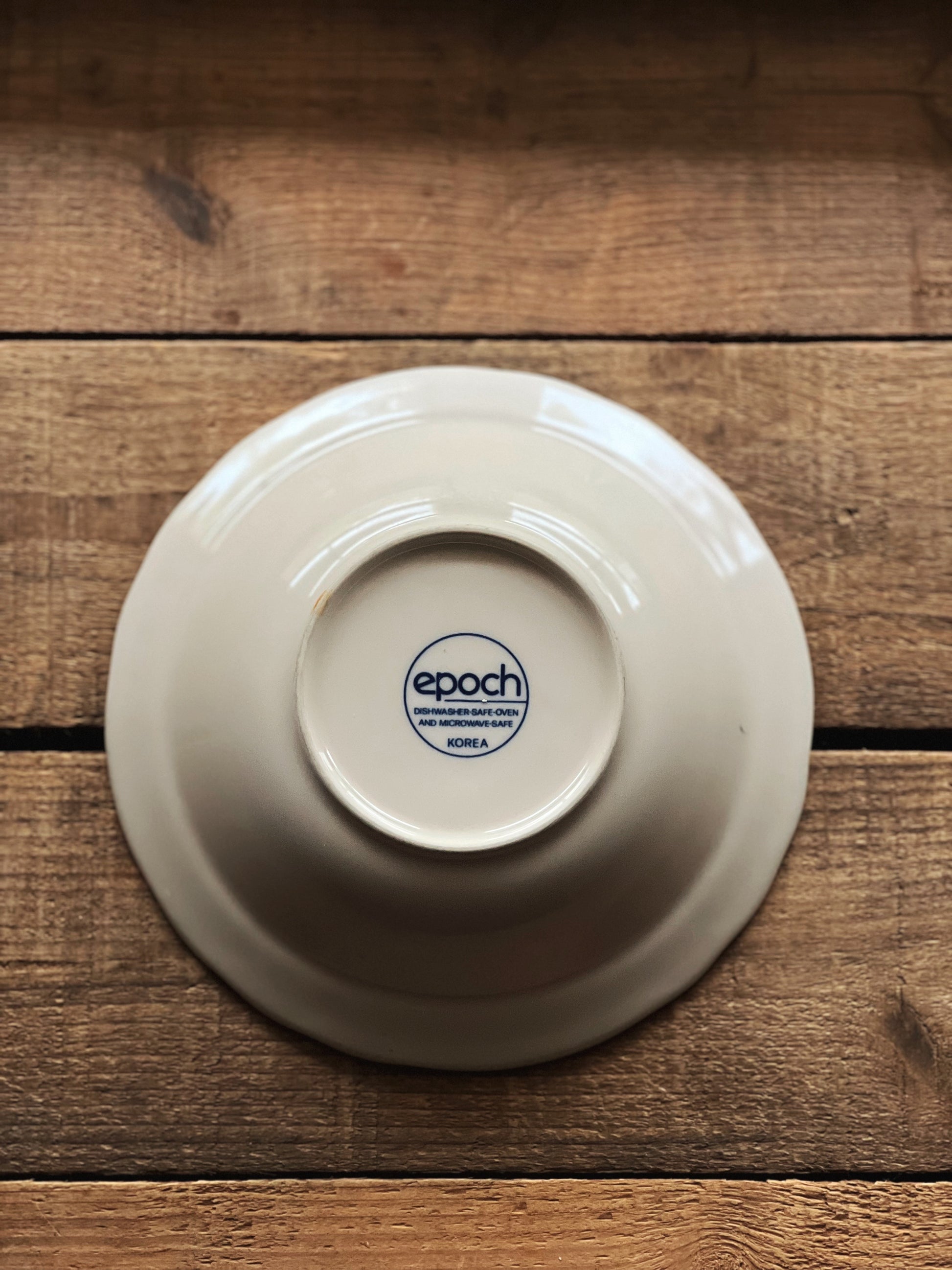 Vintage Epoch Korea Apple Blossom Coupe Cereal Bowl