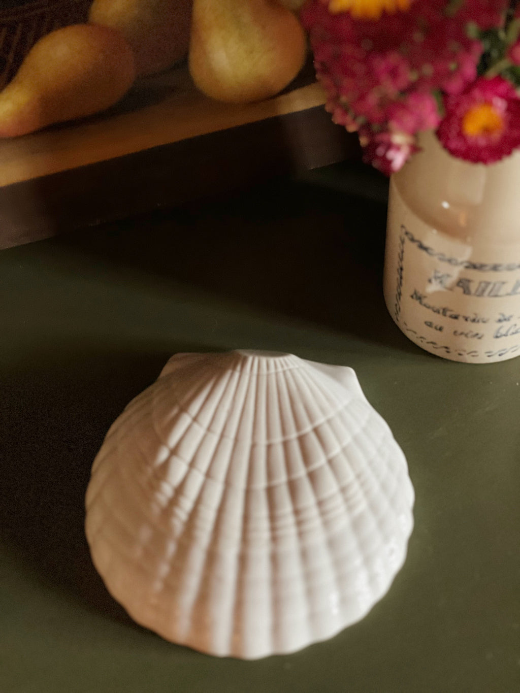 Vintage Scallop Shell Dish