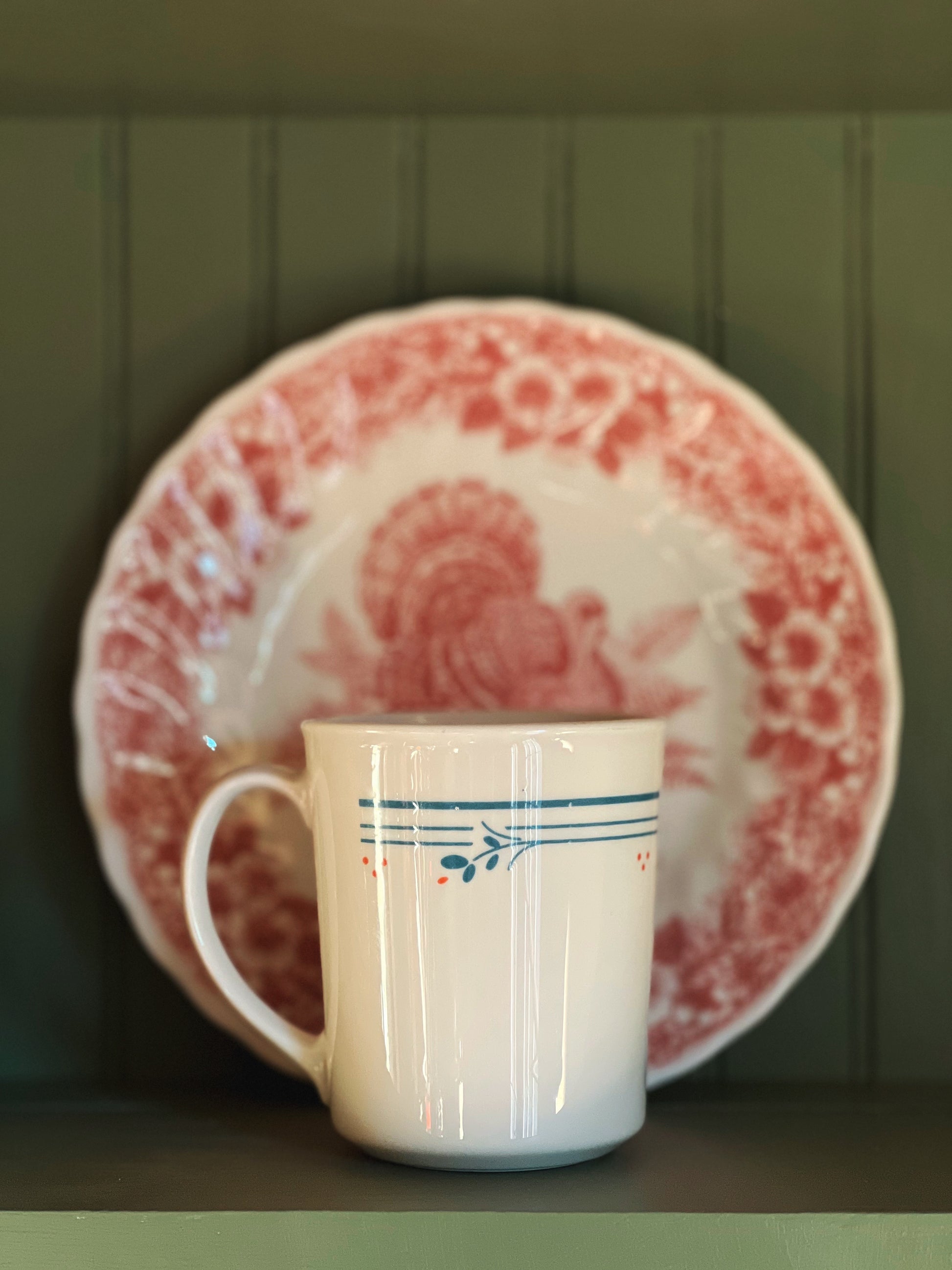 Rare Vintage Corelle Country Violets Mug