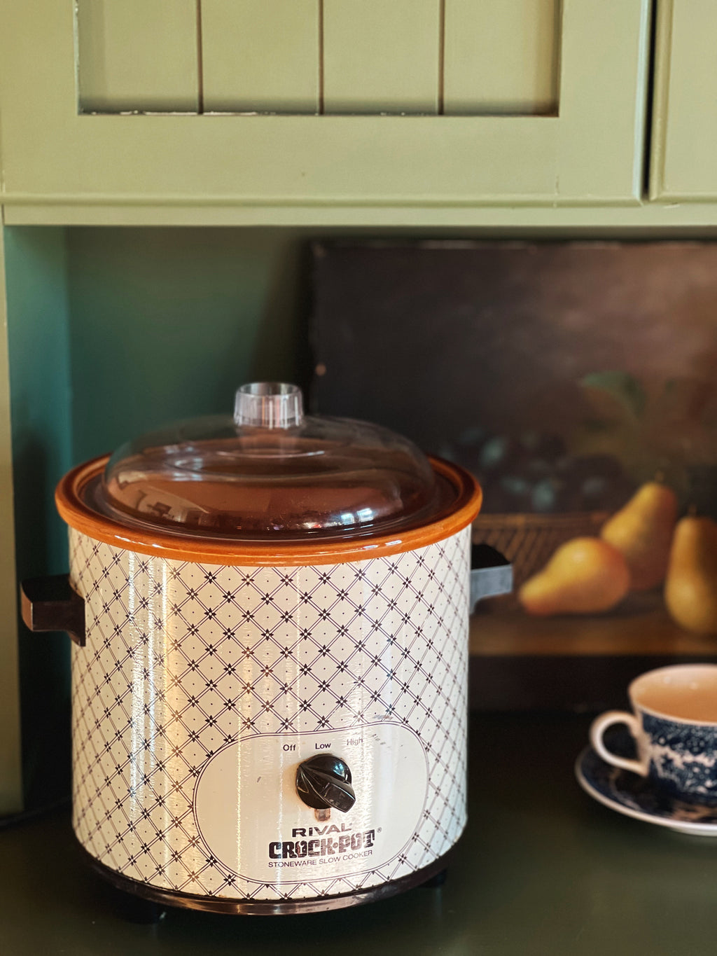 Vintage Rival 3.5 Quart Multi Temperature Slow Cooker