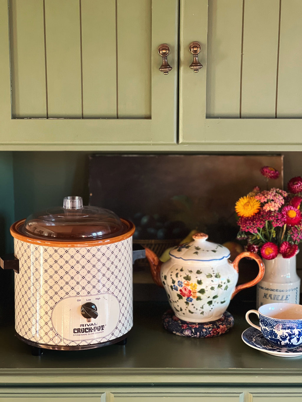 Vintage Rival 3.5 Quart Multi Temperature Slow Cooker