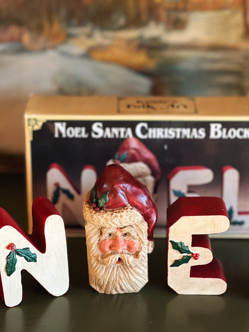 Vintage Kurt Adler for Kandy's Folk Art Noel Santa Letters