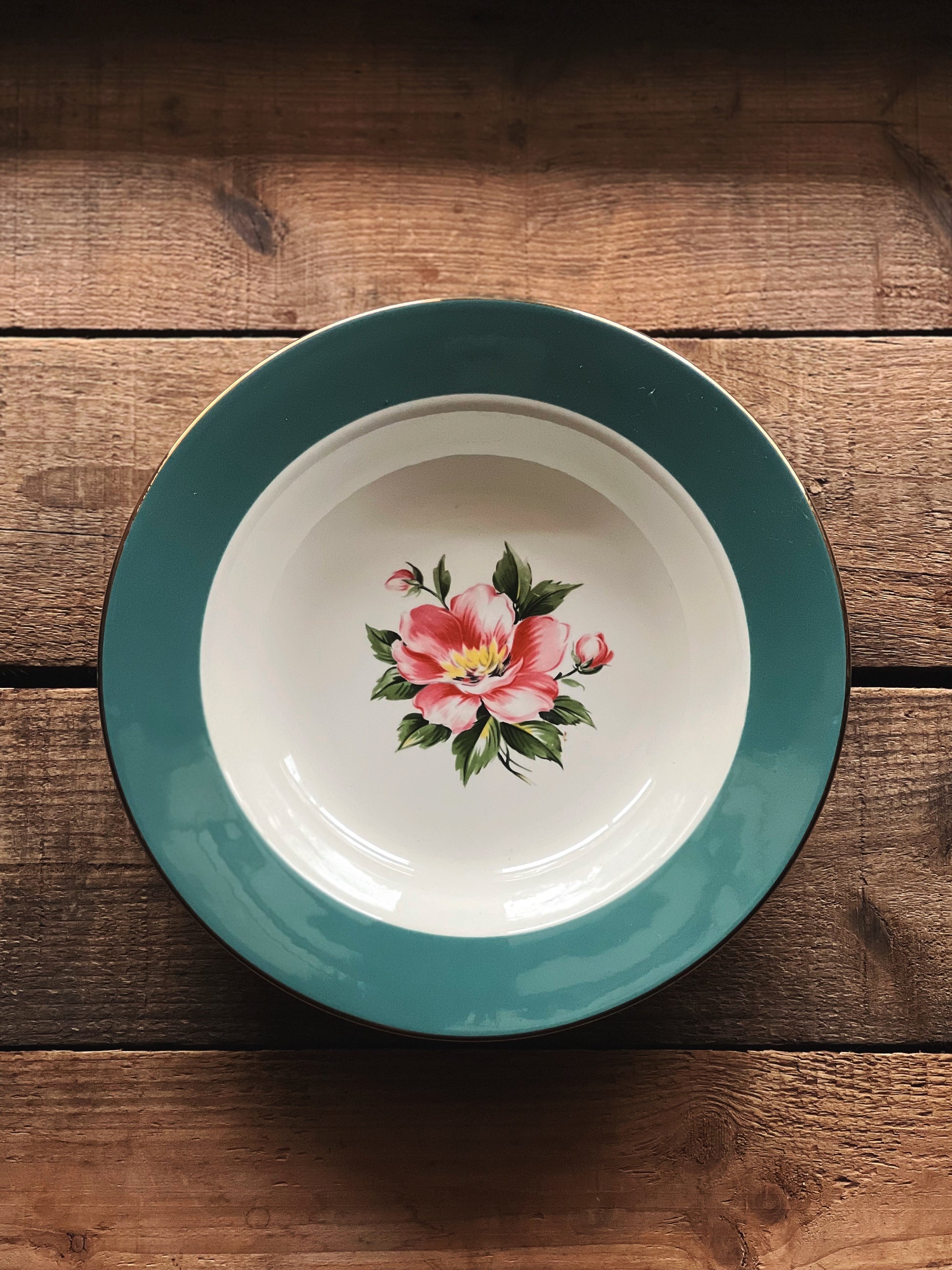 Vintage Homer Laughlin Empire Green Soup Bowl