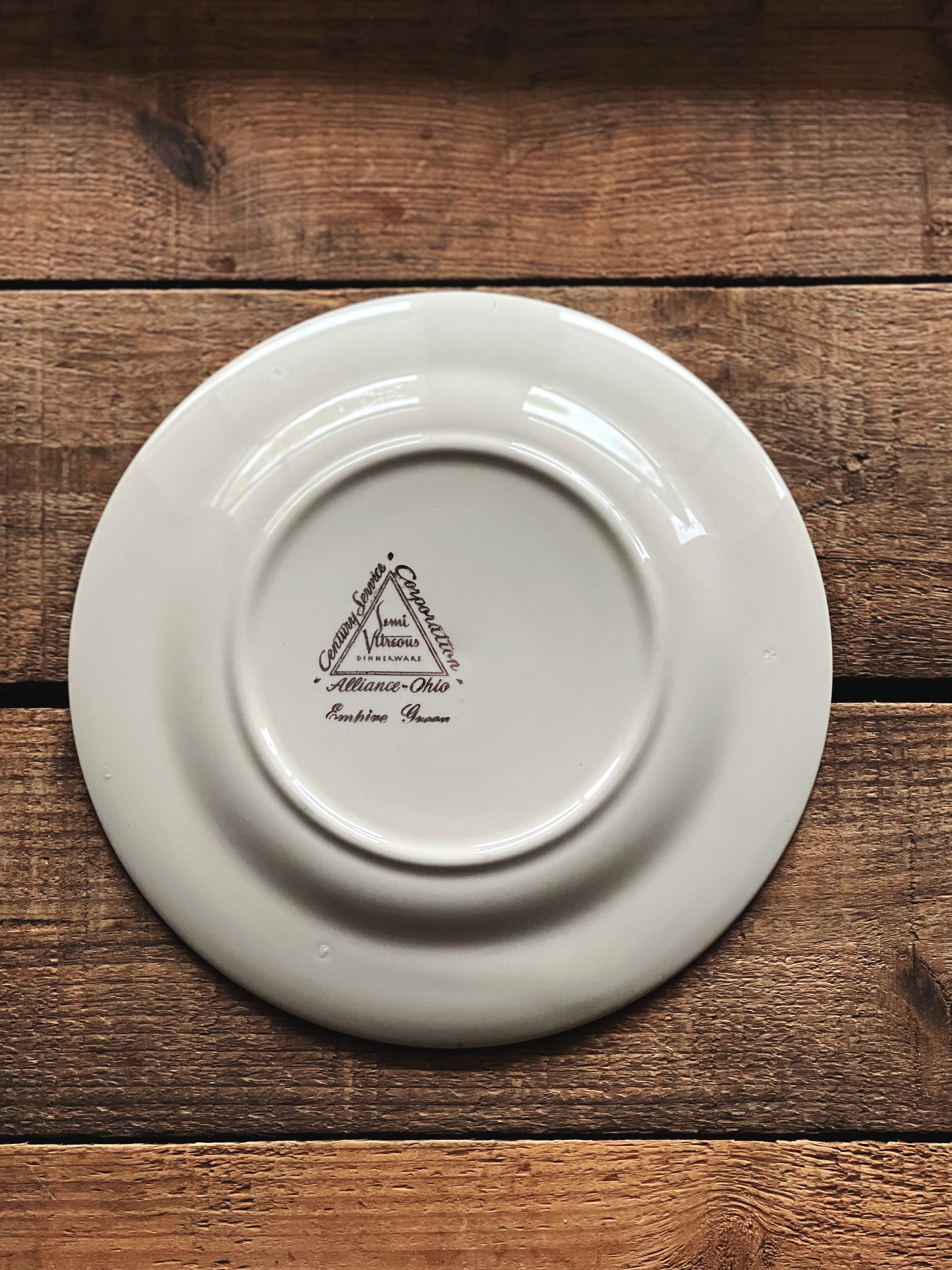 Vintage Homer Laughlin Empire Green Salad Plate