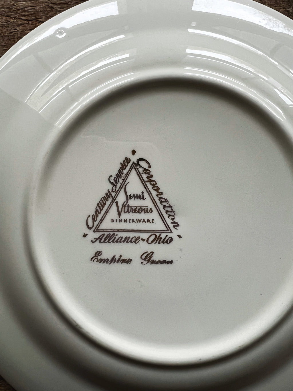 Vintage Homer Laughlin Empire Green Salad Plate