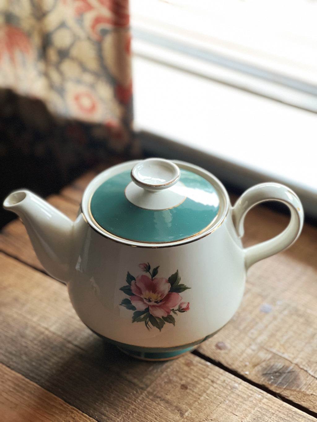 Vintage Homer Laughlin Empire Green Teapot