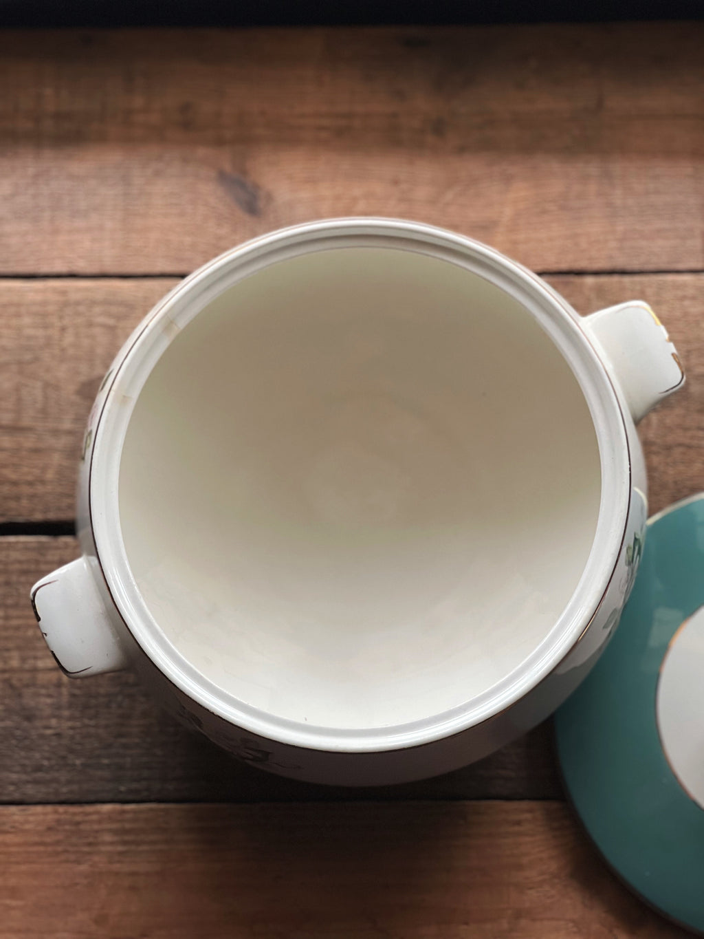 Vintage Homer Laughlin Cavalier Green Tureen / Covered Vegetable Dish