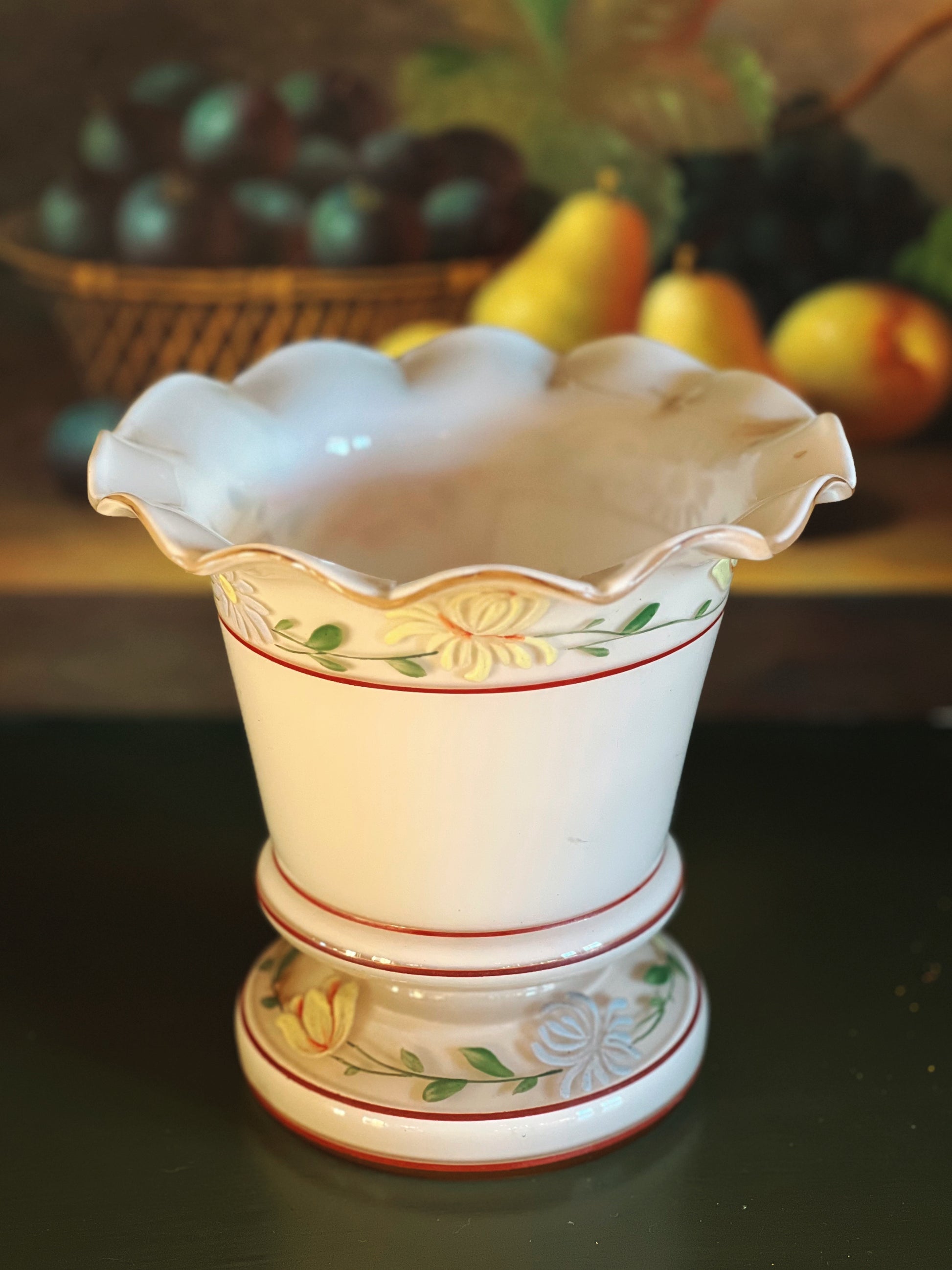 Vintage Hand Painted Vase Made in Poland