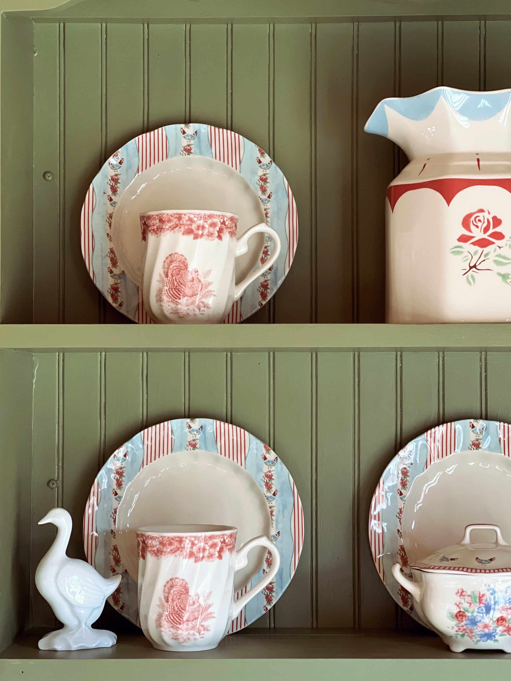 Antique Haviland Limoges Goose Figurine