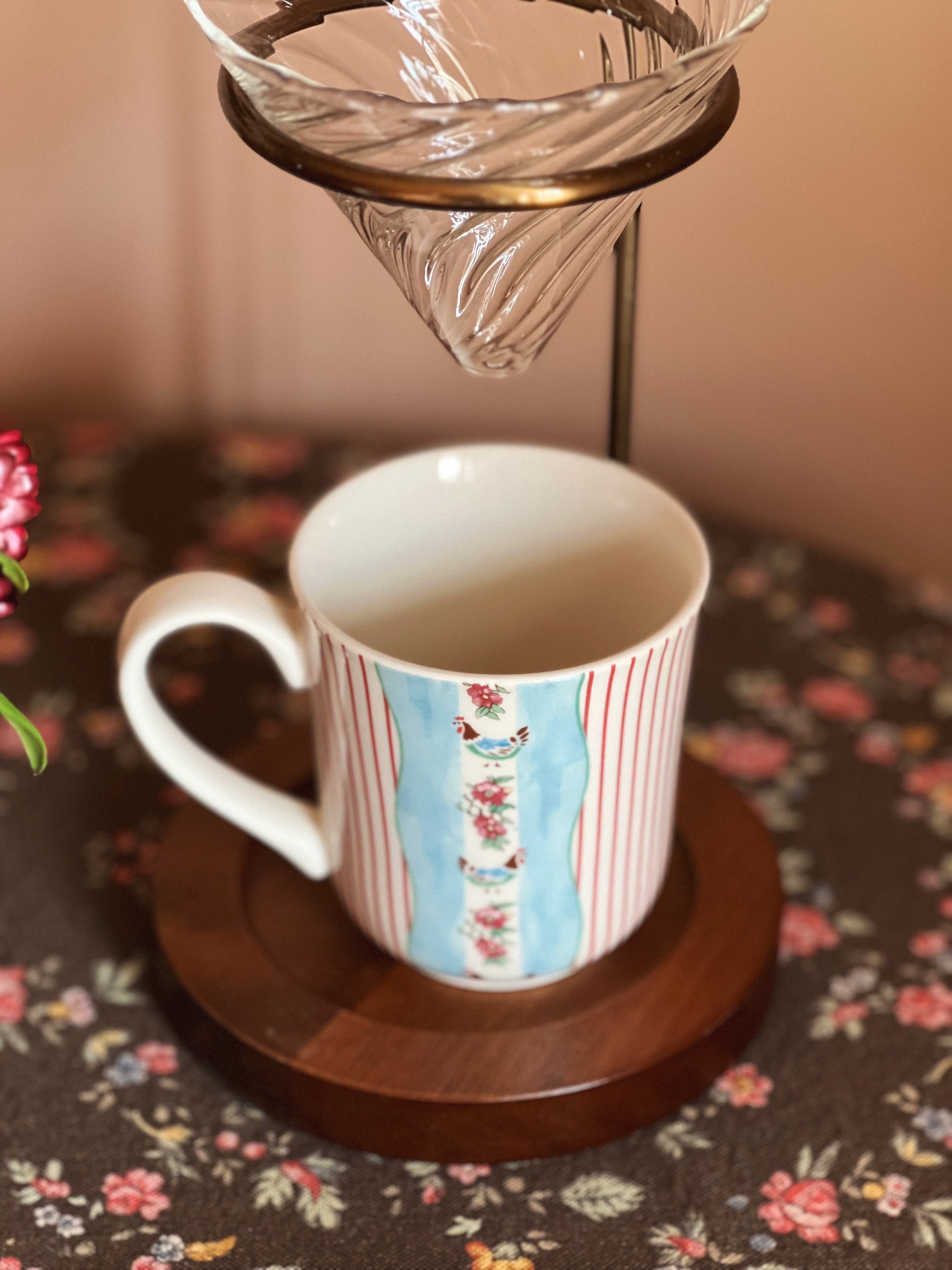 Vintage Johnson Brothers Farmhouse Chic Silky Stripe Mug