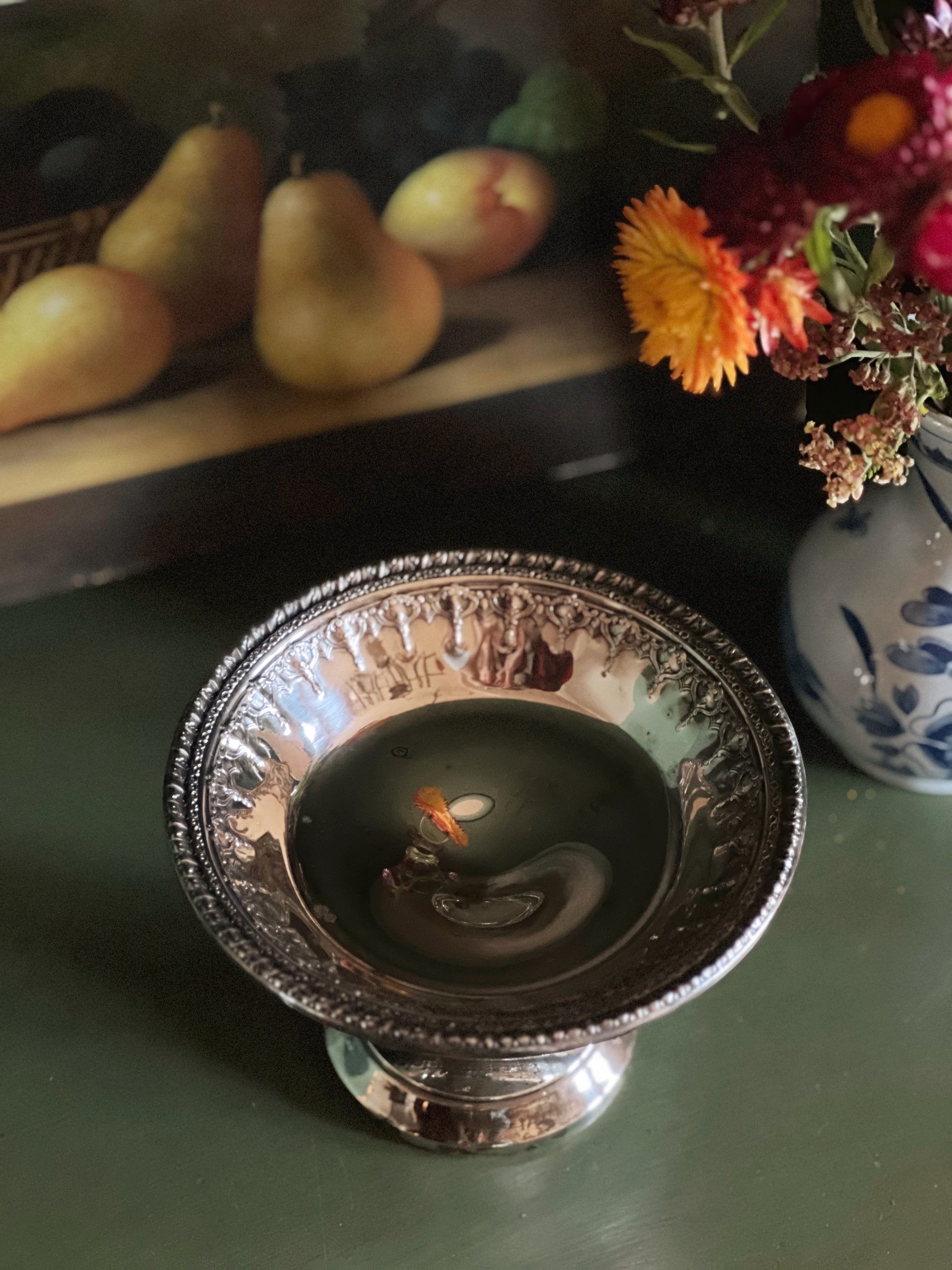 Vintage Reed & Barton Riviera Silver Compote