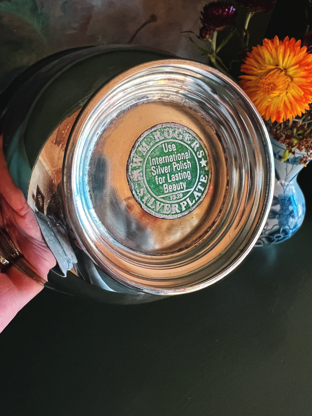 Vintage Wm Rogers International Silver Paul Revere Bowl