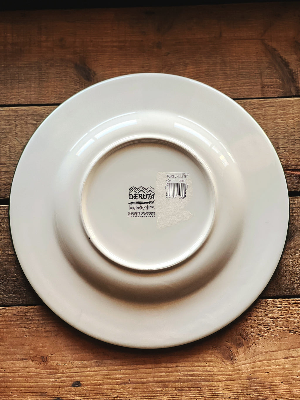 Tabletops Unlimited Hand Painted Vintage Deruta Dinner Plate