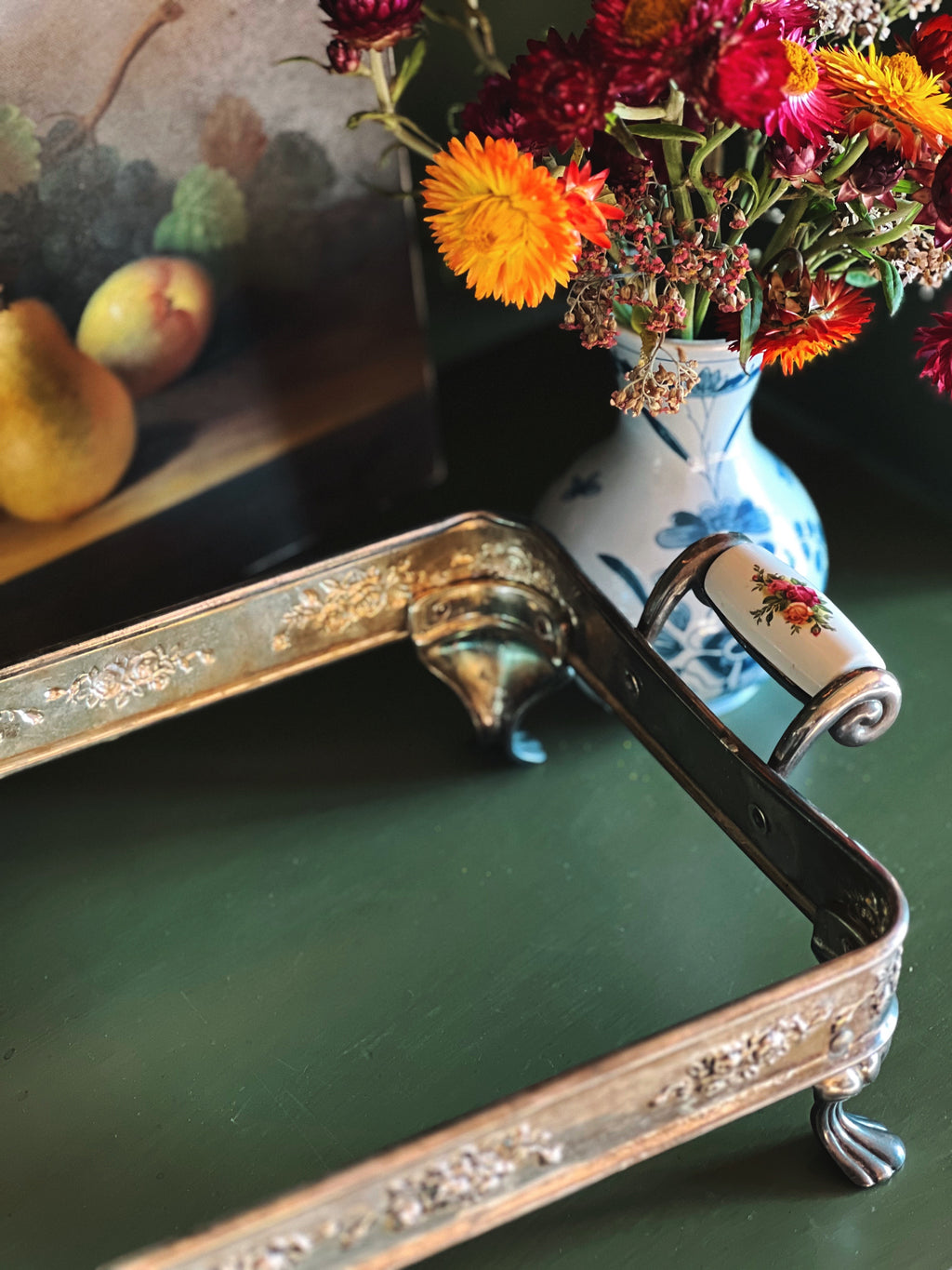 Vintage Silver Buffet Server
