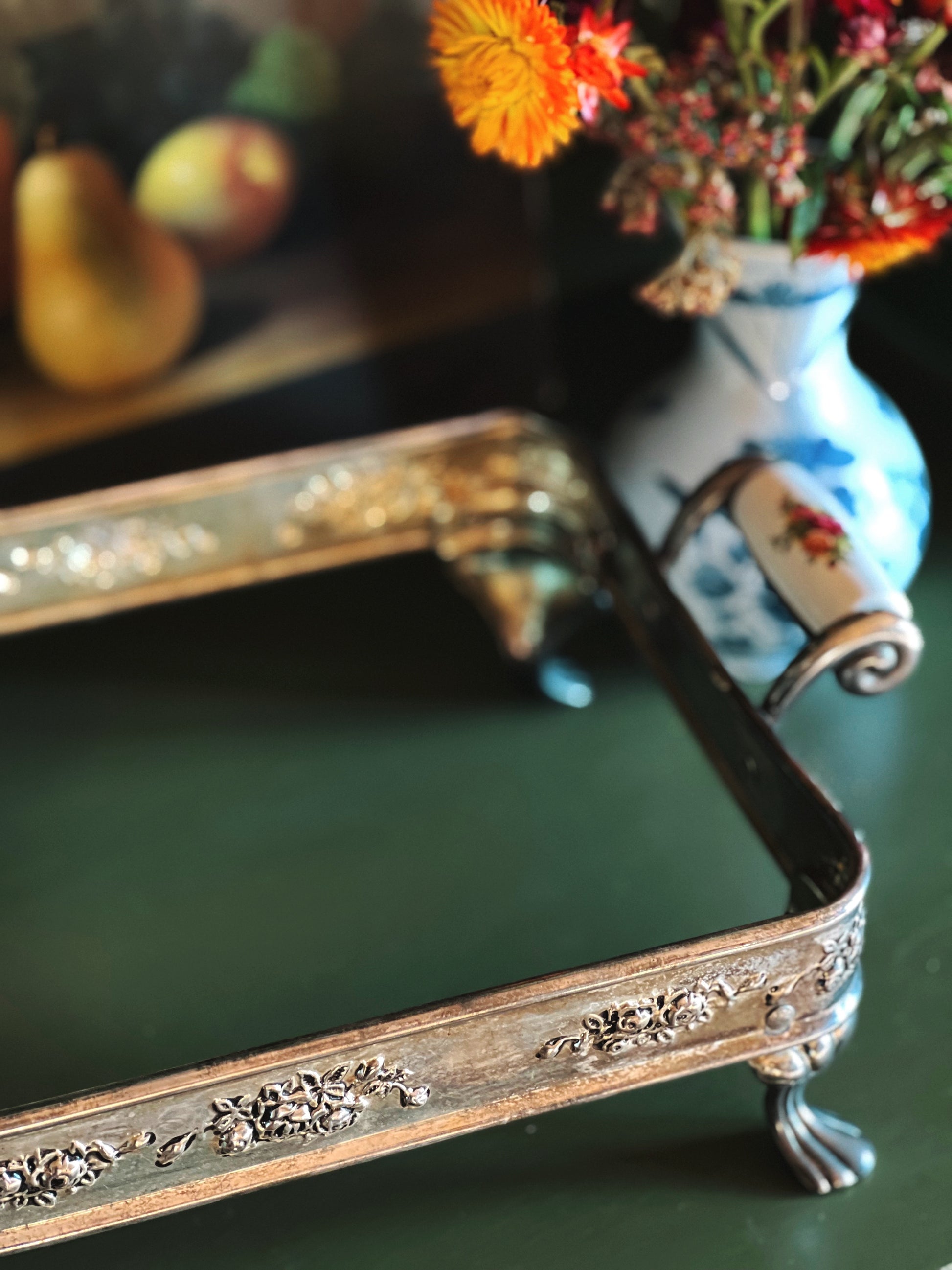 Vintage Silver Buffet Server