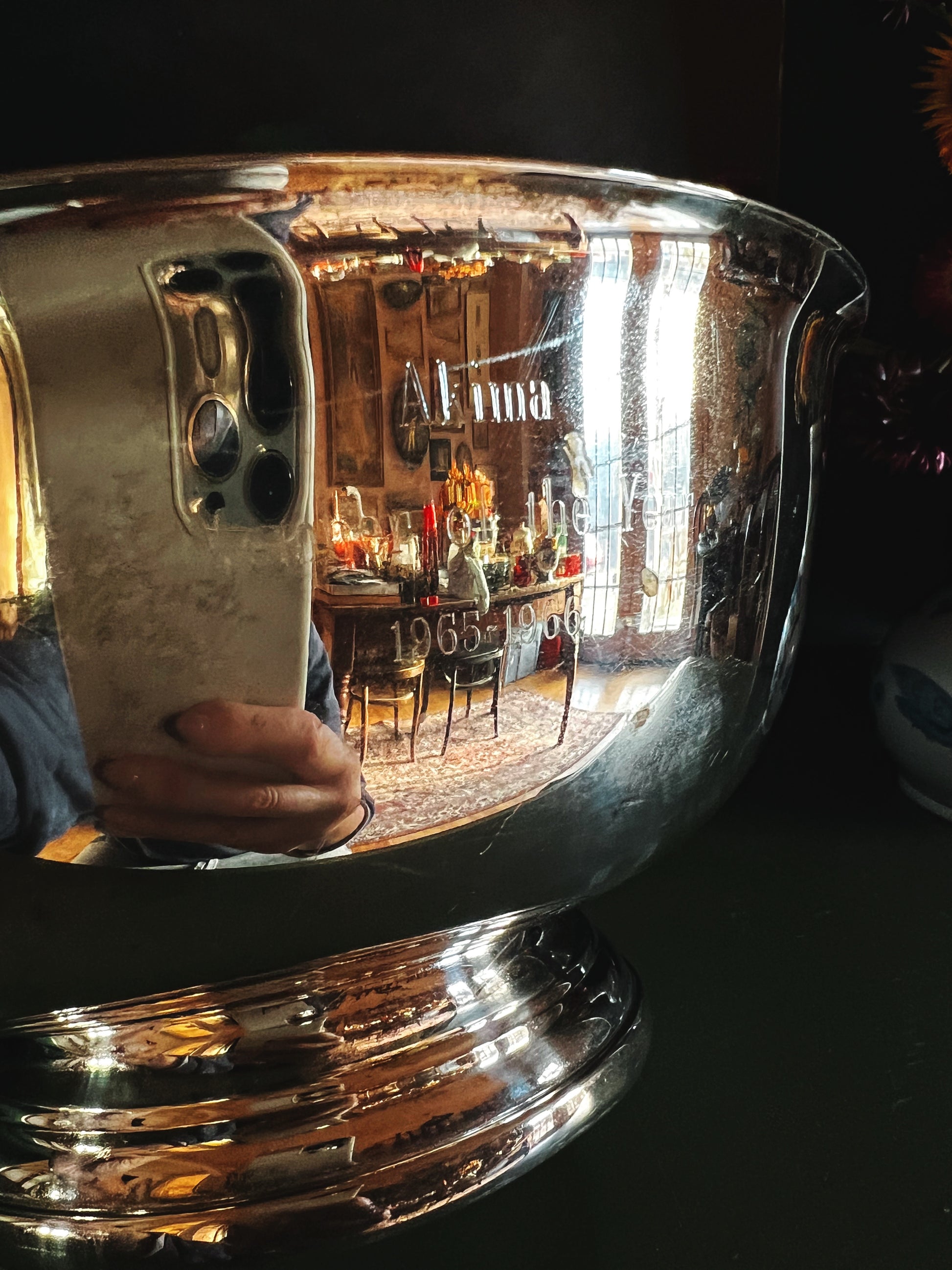 Vintage Gorham Silver YC781 Engraved Paul Revere Bowl