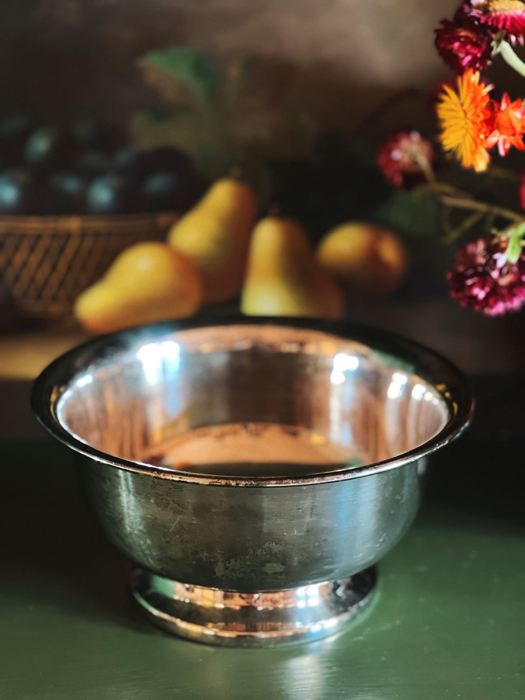 Vintage Taunton Silver EPC Reproduction Paul Revere Bowl