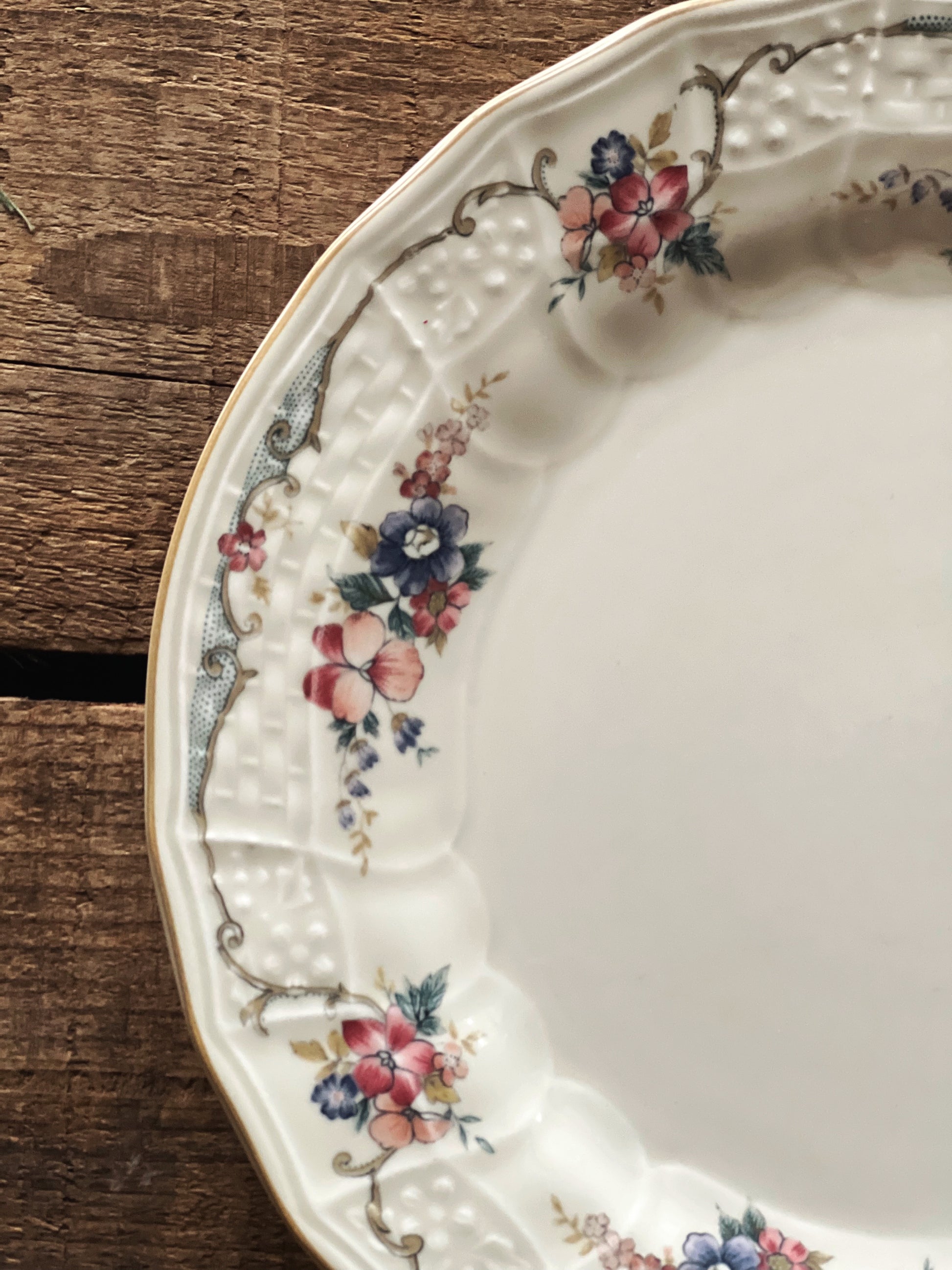 Vintage Mikasa Fine Ivory Provencal Set of 4 Salad Plates