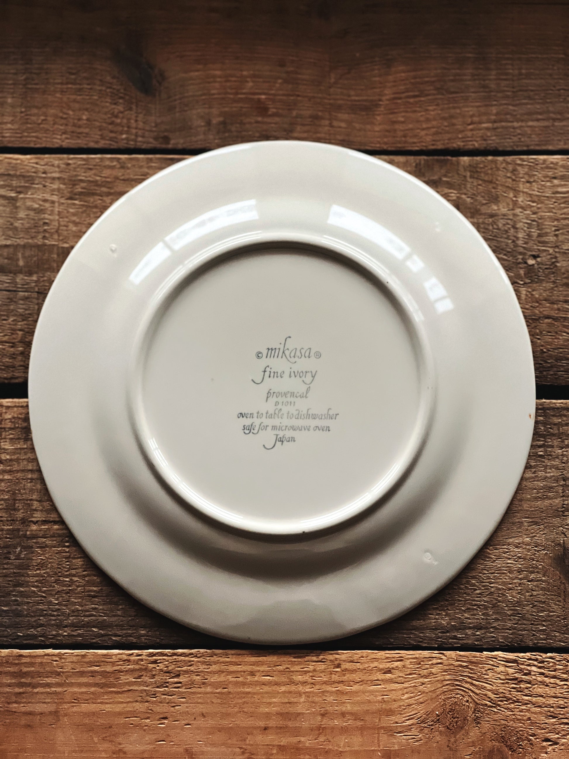 Vintage Mikasa Fine Ivory Provencal Set of 4 Salad Plates