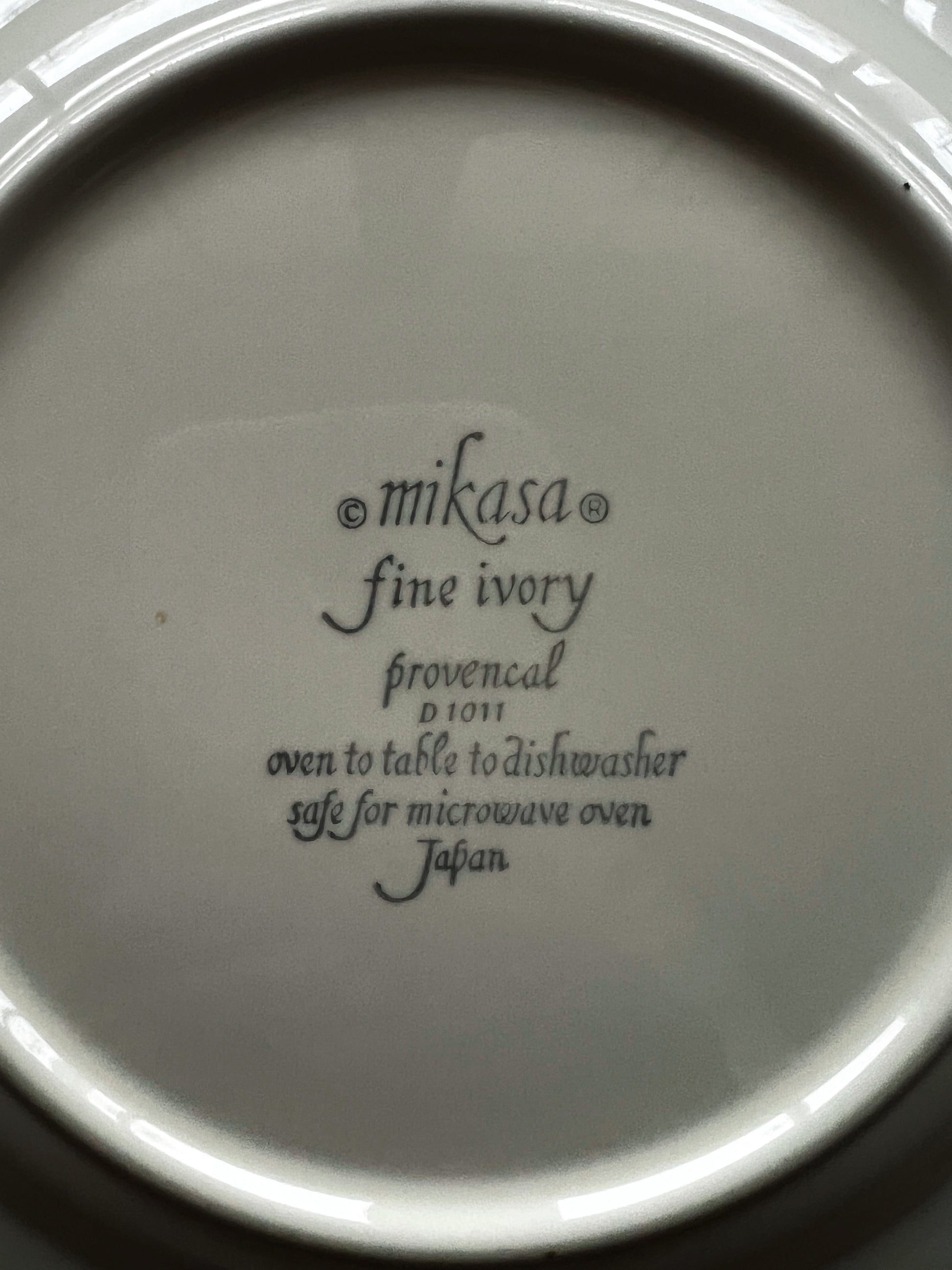 Vintage Mikasa Fine Ivory Provencal Set of 4 Salad Plates