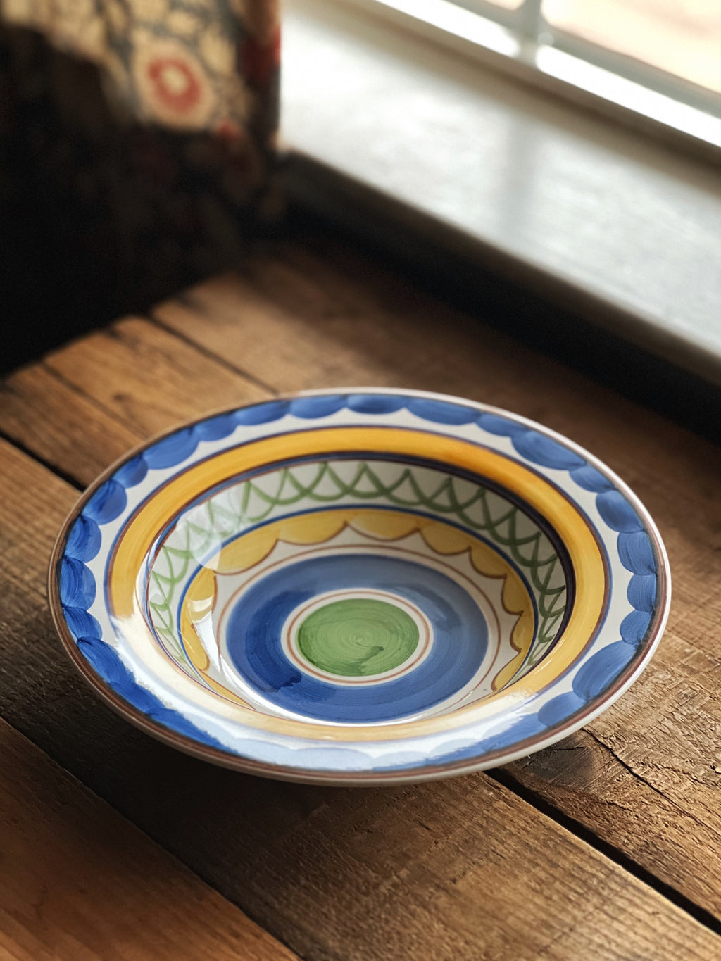 Vintage Studio Nova Merlot Rimmed Soup Bowl