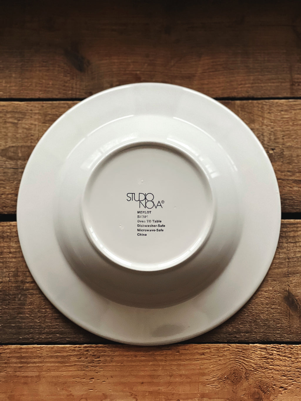 Vintage Studio Nova Merlot Rimmed Soup Bowl