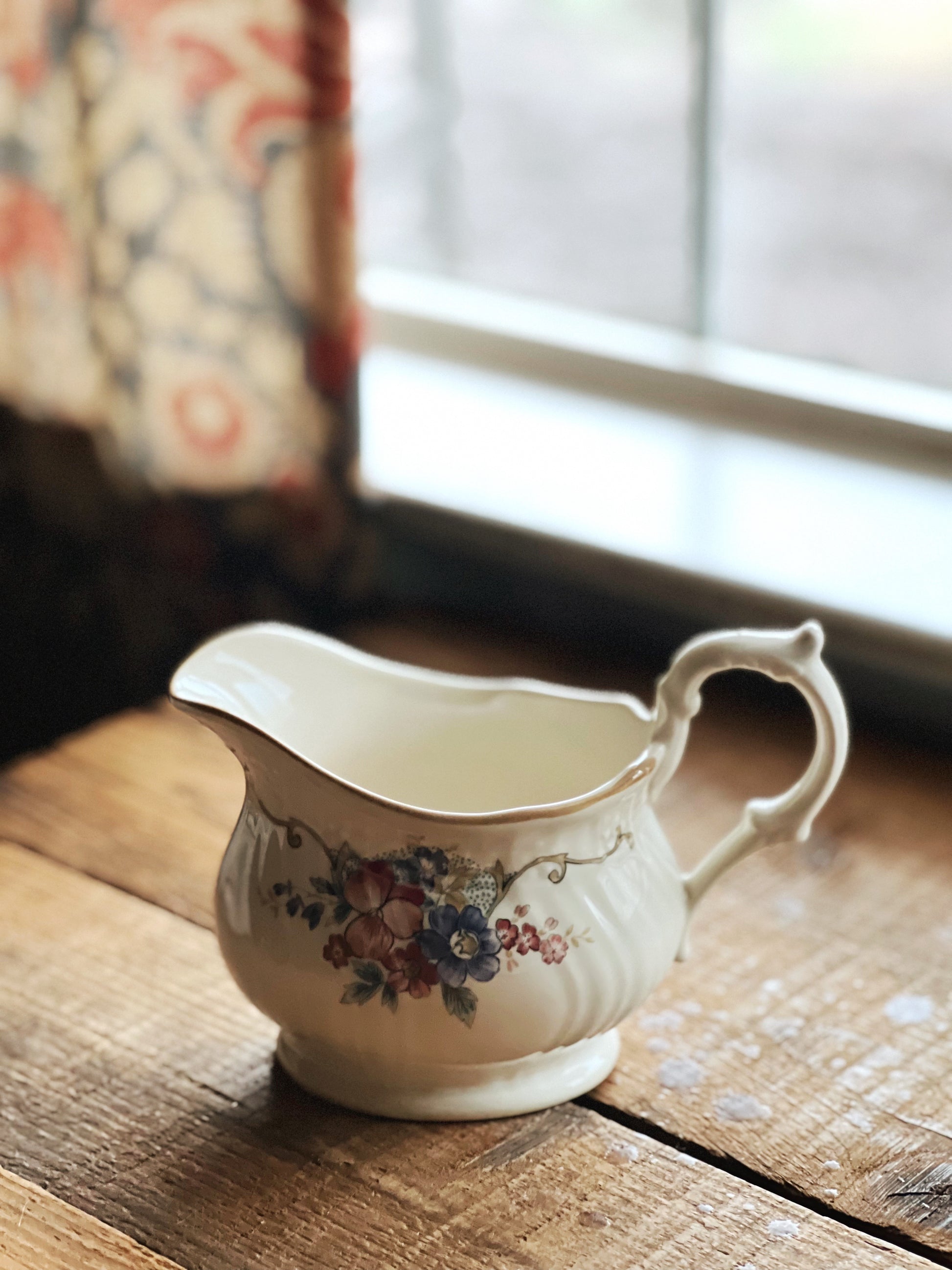 Vintage Mikasa Fine Ivory Provencal Creamer