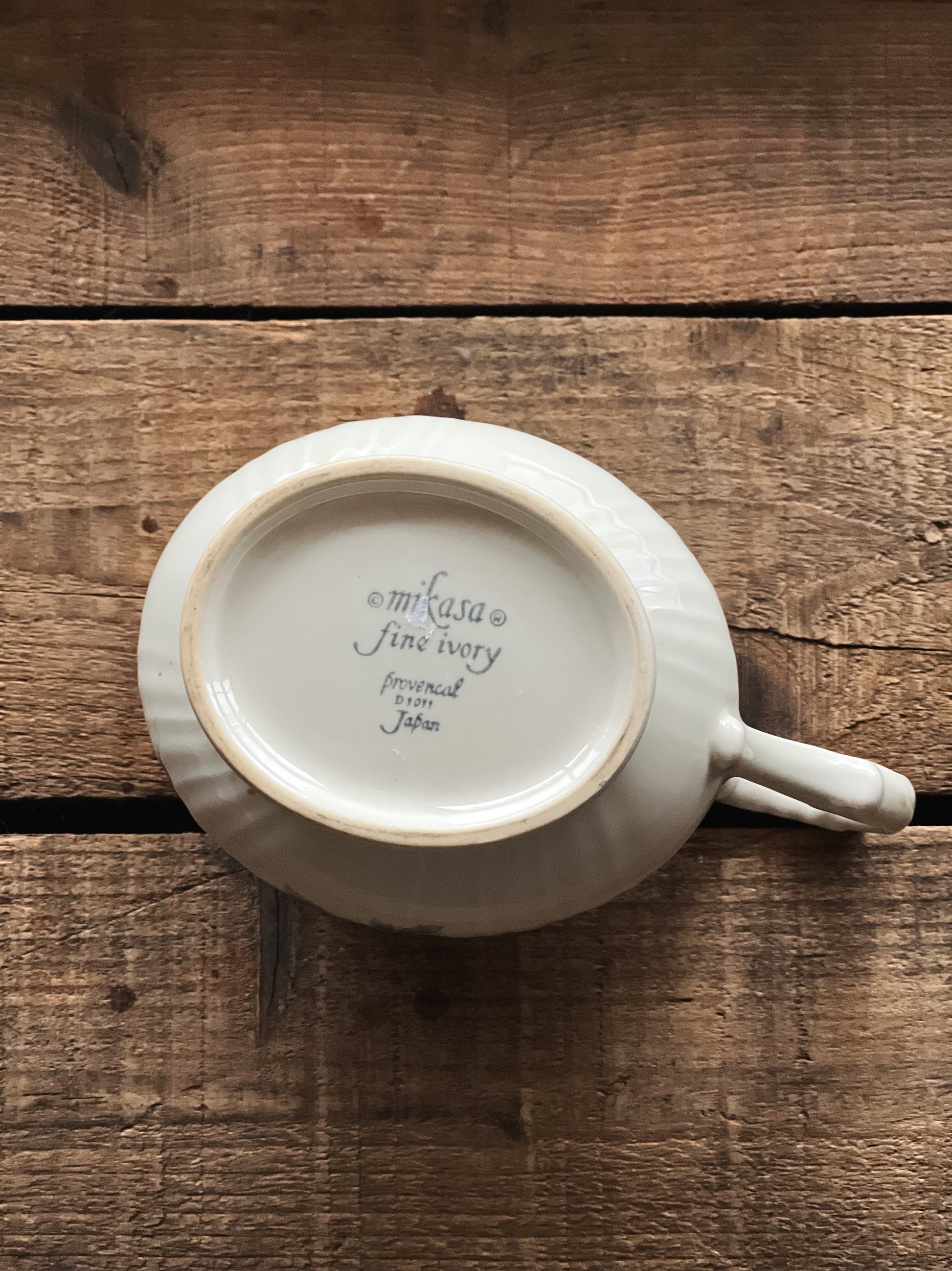 Vintage Mikasa Fine Ivory Provencal Creamer