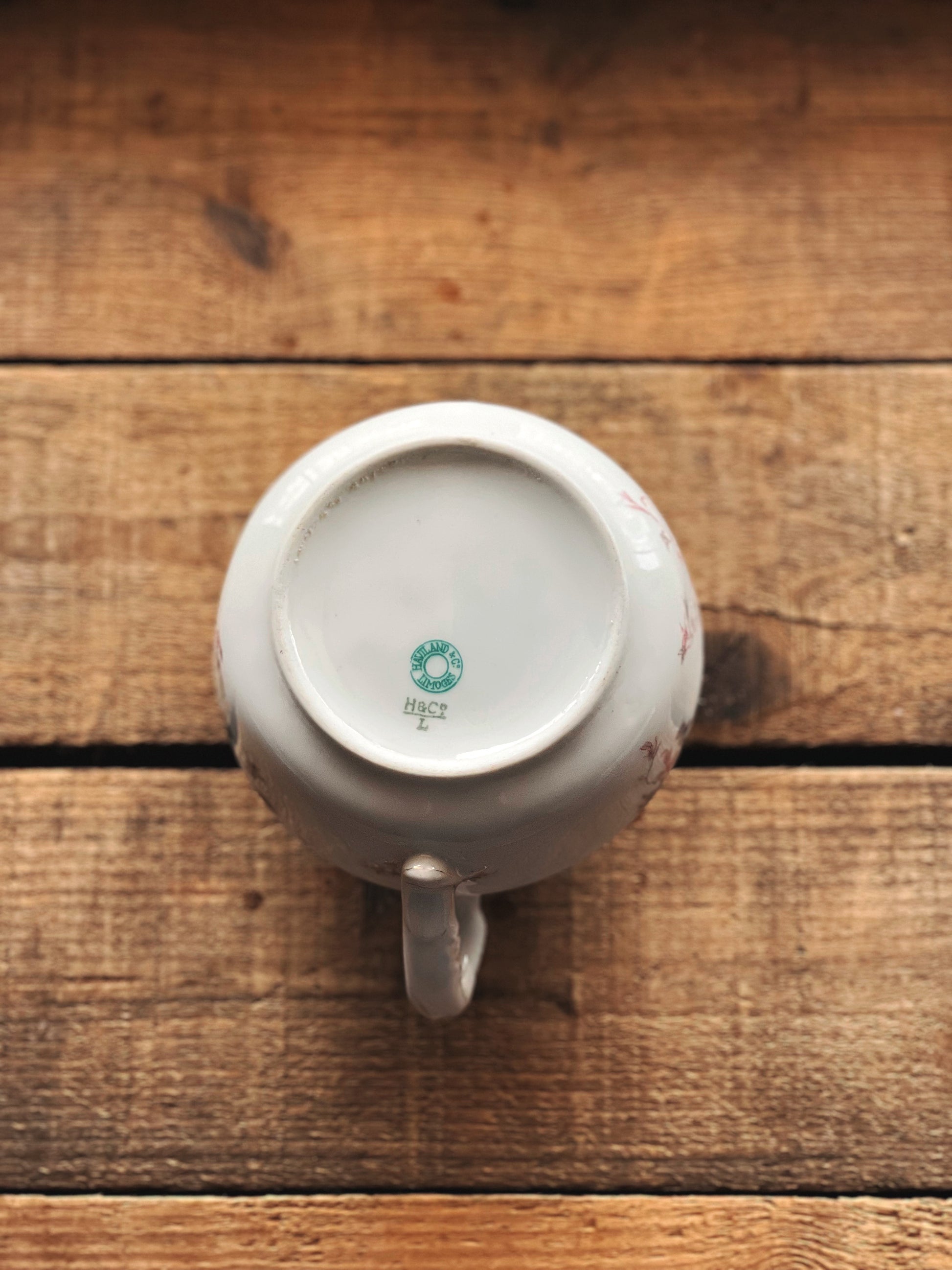 Vintage Haviland & Co Limoges France Floral Creamer