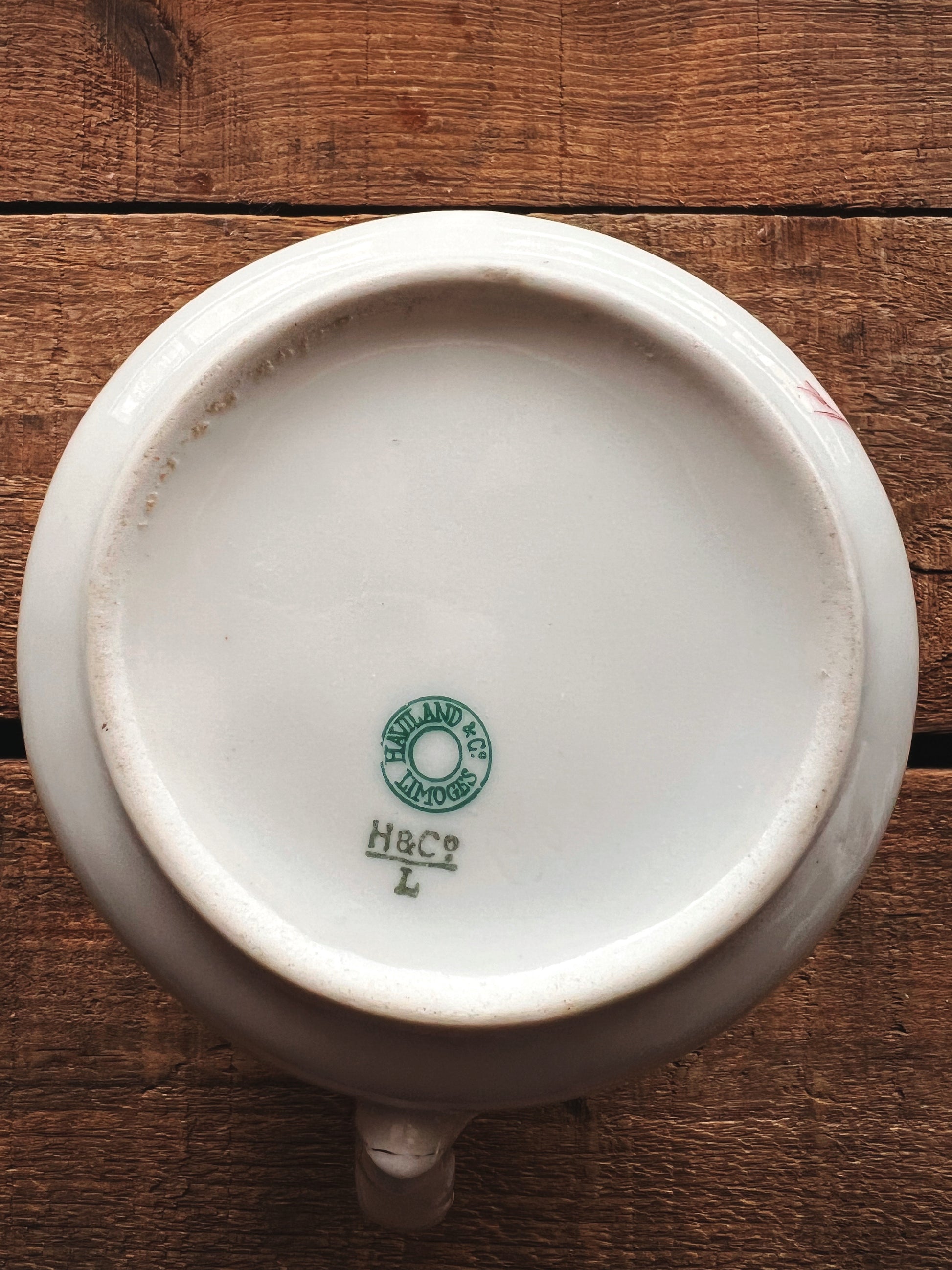 Vintage Haviland & Co Limoges France Floral Creamer