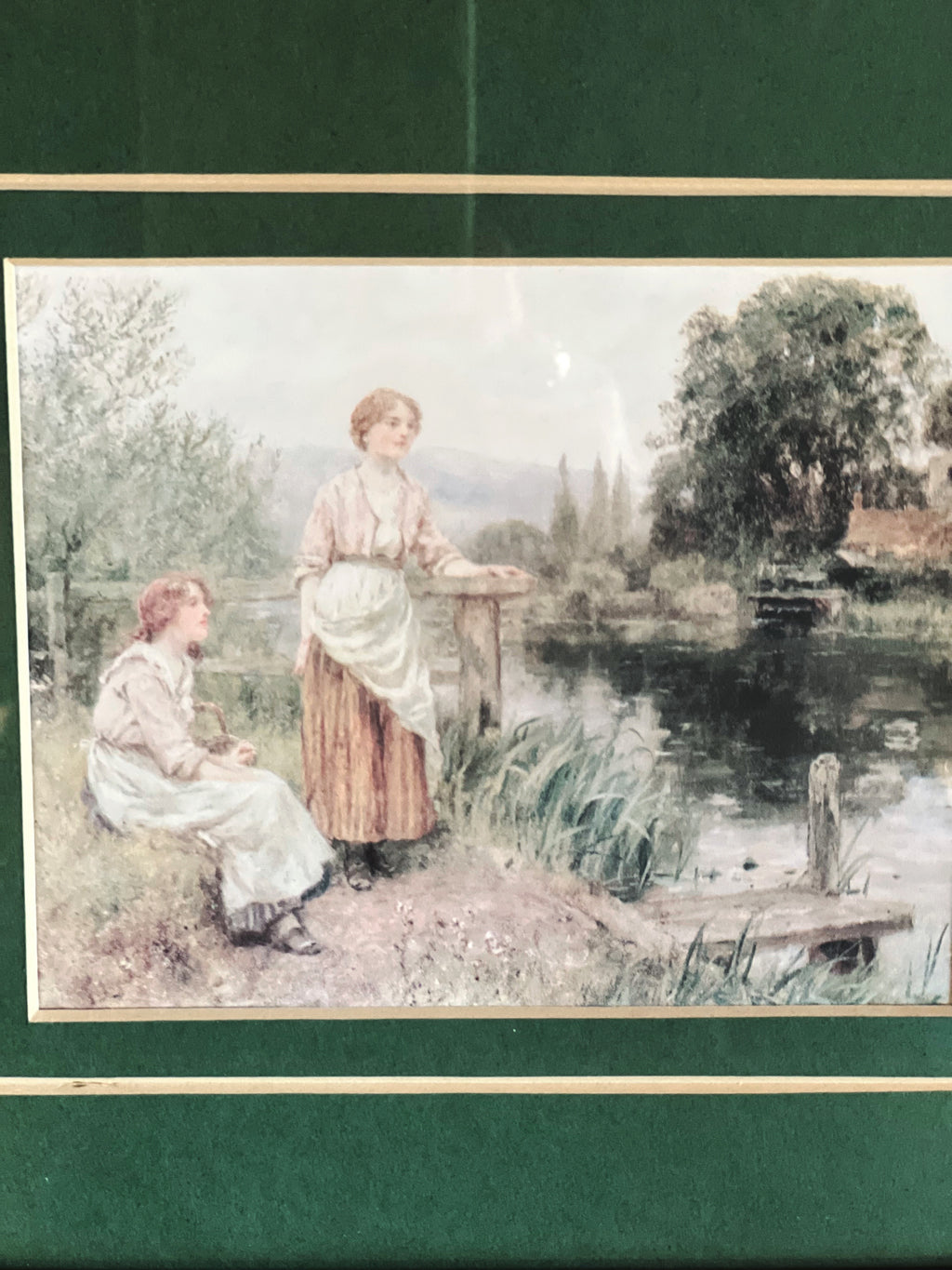 Vintage Framed & Matted Print