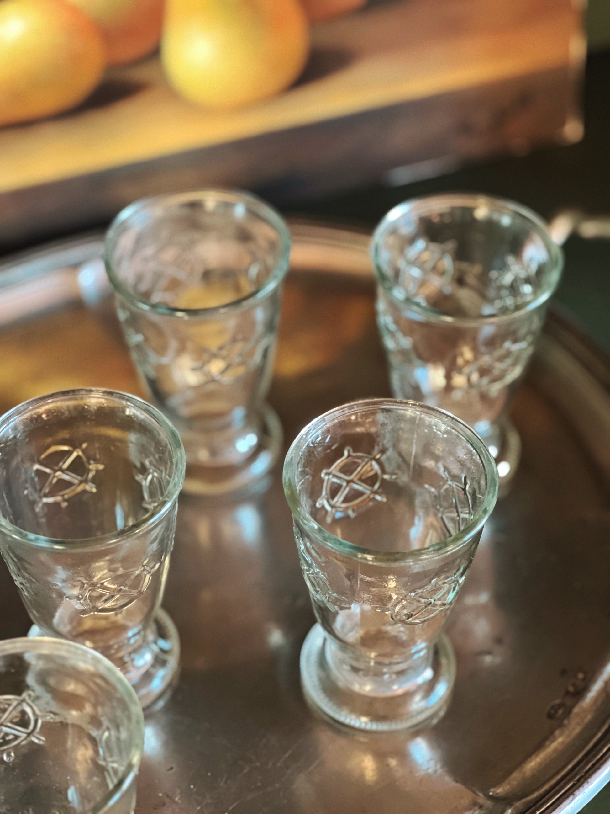 Vintage Nautical Theme Juice Glass