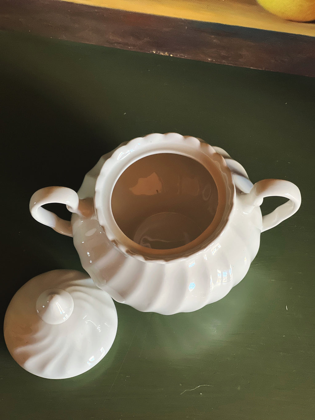 Vintage Johnson Brothers Regency Sugar Bowl with Lid