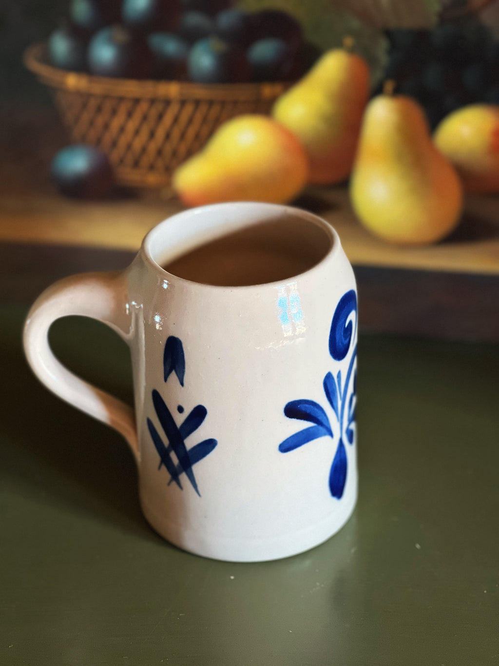 Vintage Gerzit Germany Stoneware .5L Beer Stein