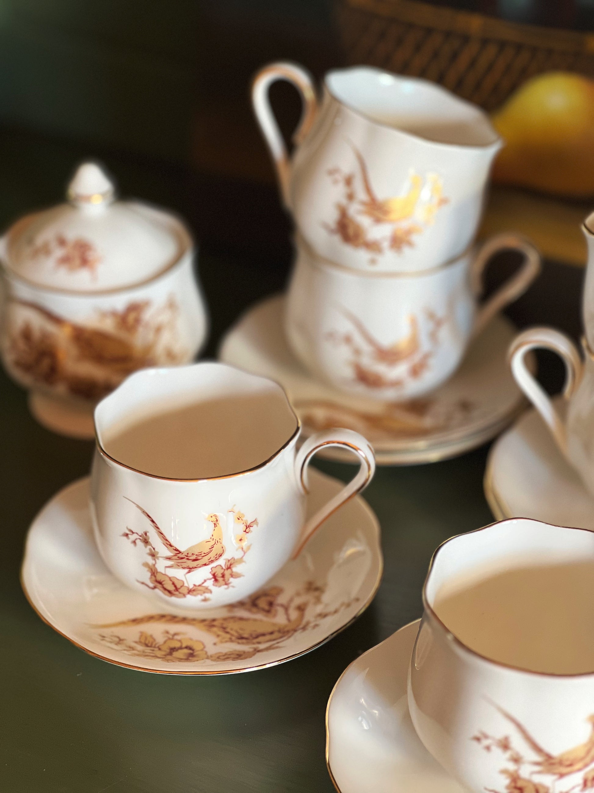 Vintage Hankook England 14 Piece Tea Set