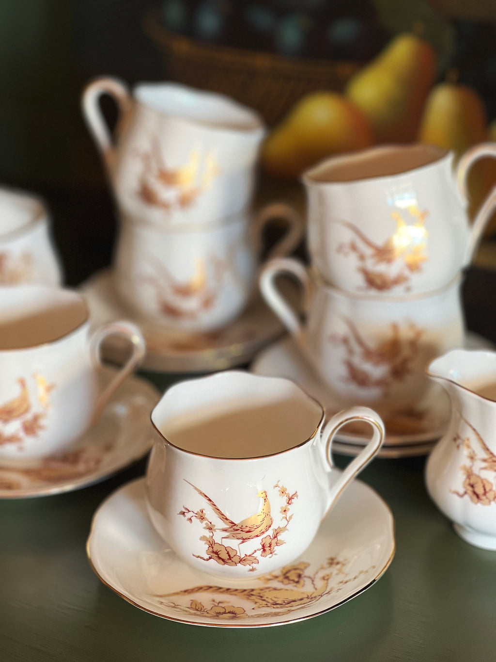 Vintage Hankook England 14 Piece Tea Set