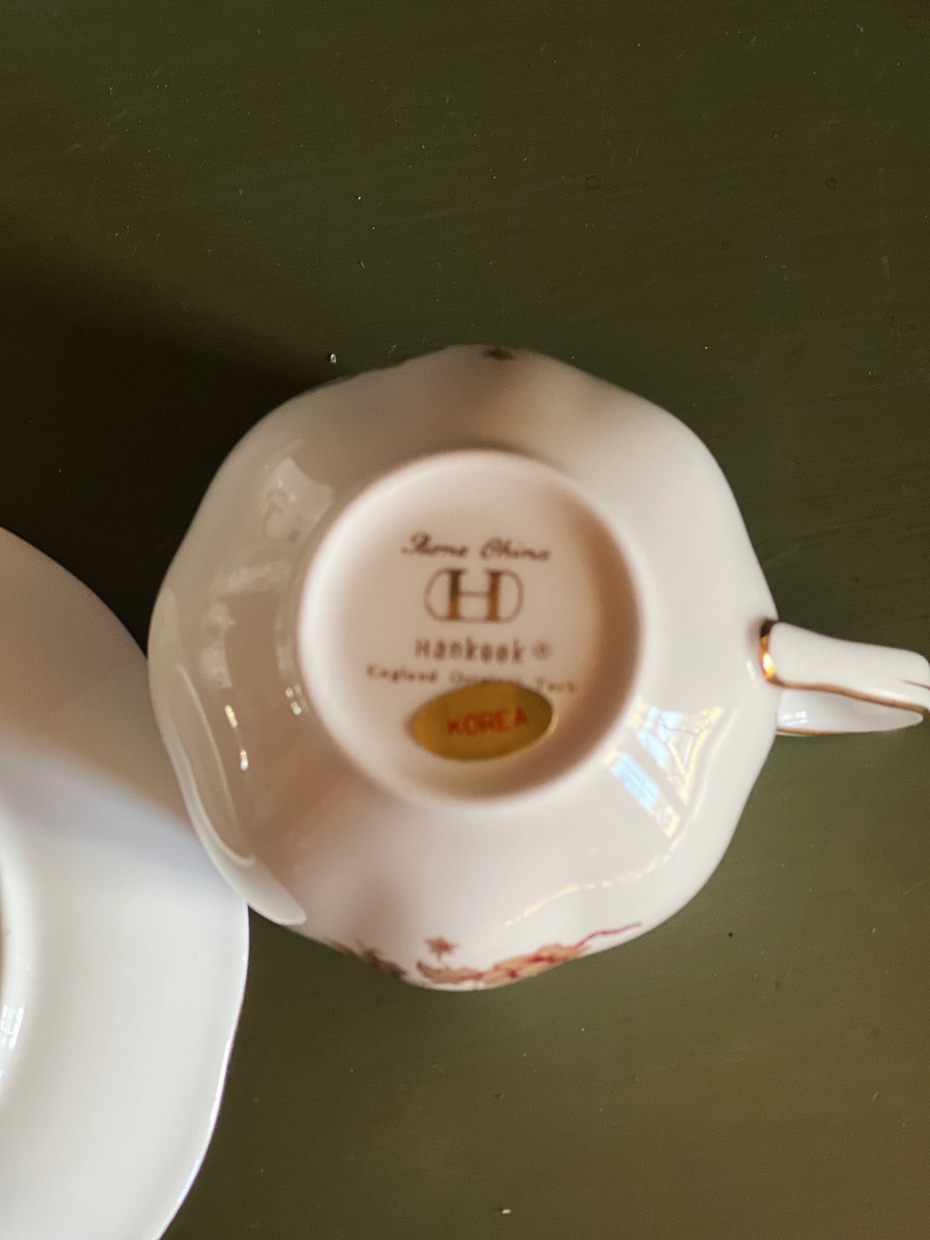 Vintage Hankook England 14 Piece Tea Set