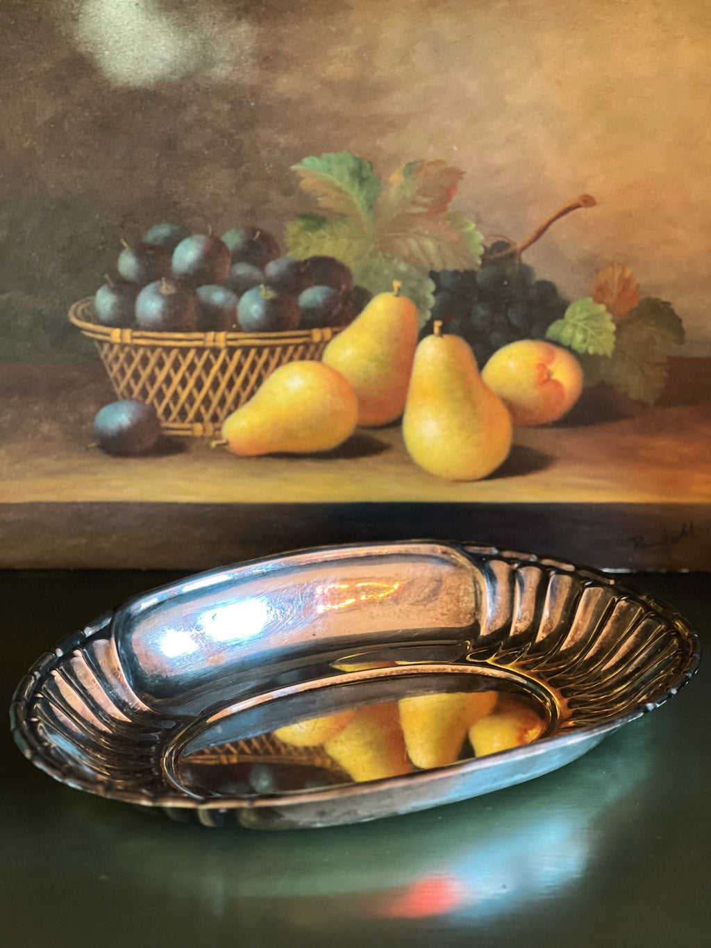 Vintage Reed & Barton EPNS 1055 Oval Vegetable Bowl