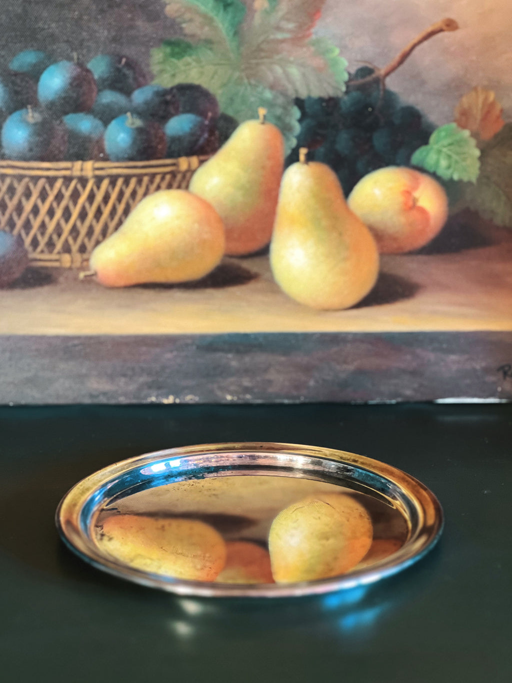 Small Vintage Wallace Silver Plate Tray