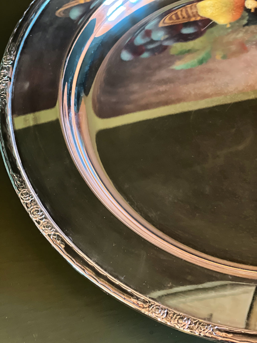 Vintage International Silver Camille Silver Plated Meat Platter (No Well)