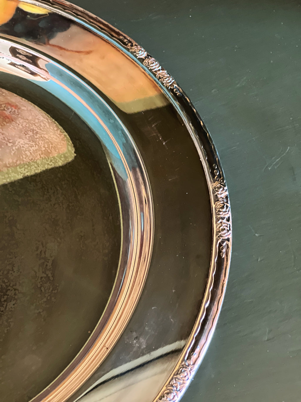 Vintage International Silver Camille Silver Plated Meat Platter (No Well)