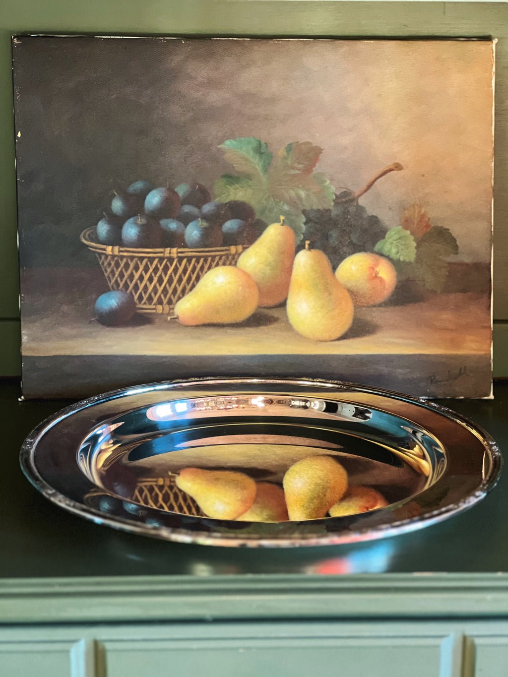 Vintage International Silver Camille Silver Plated Meat Platter (No Well)