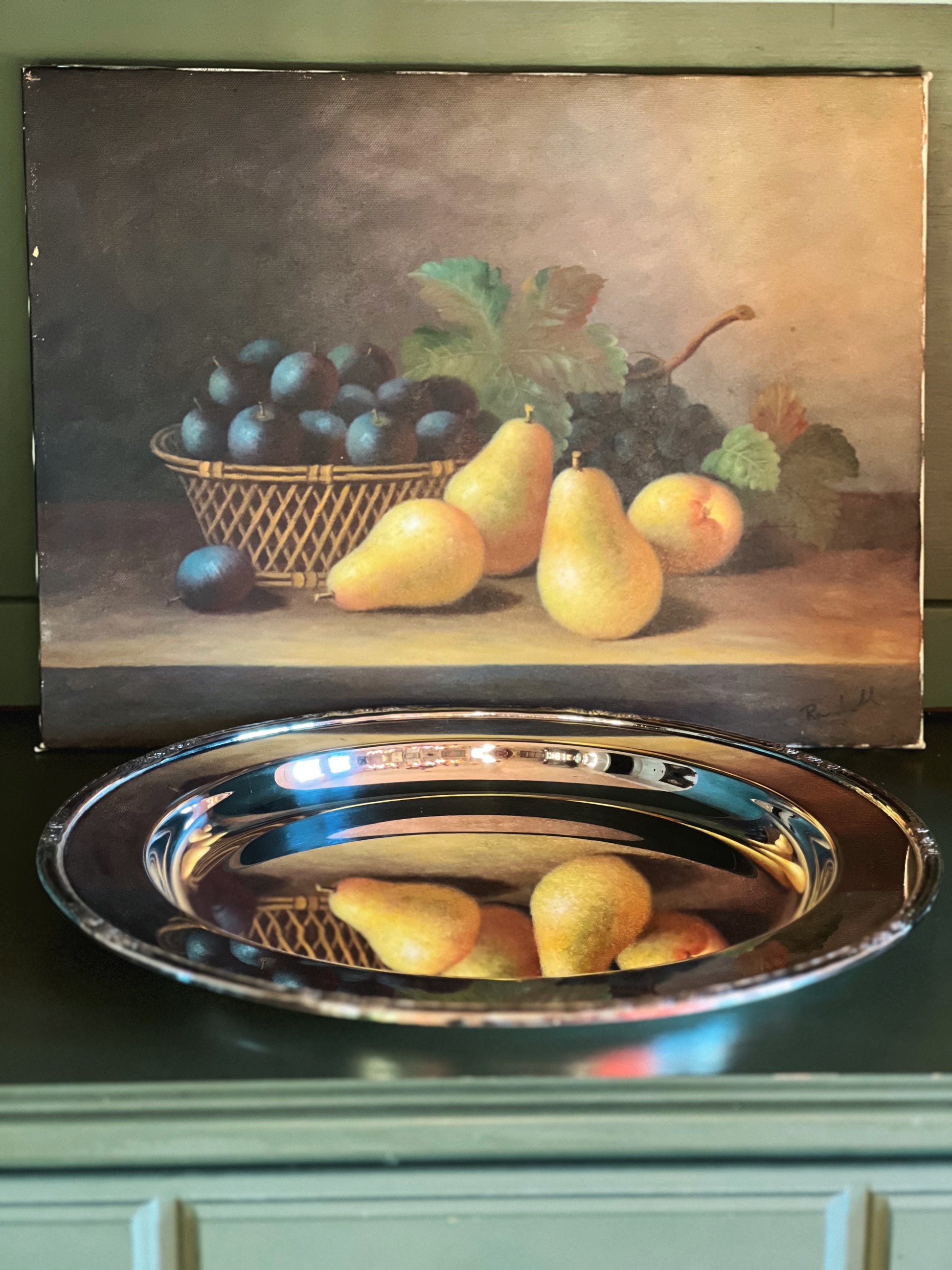 Vintage International Silver Camille Silver Plated Meat Platter (No Well)