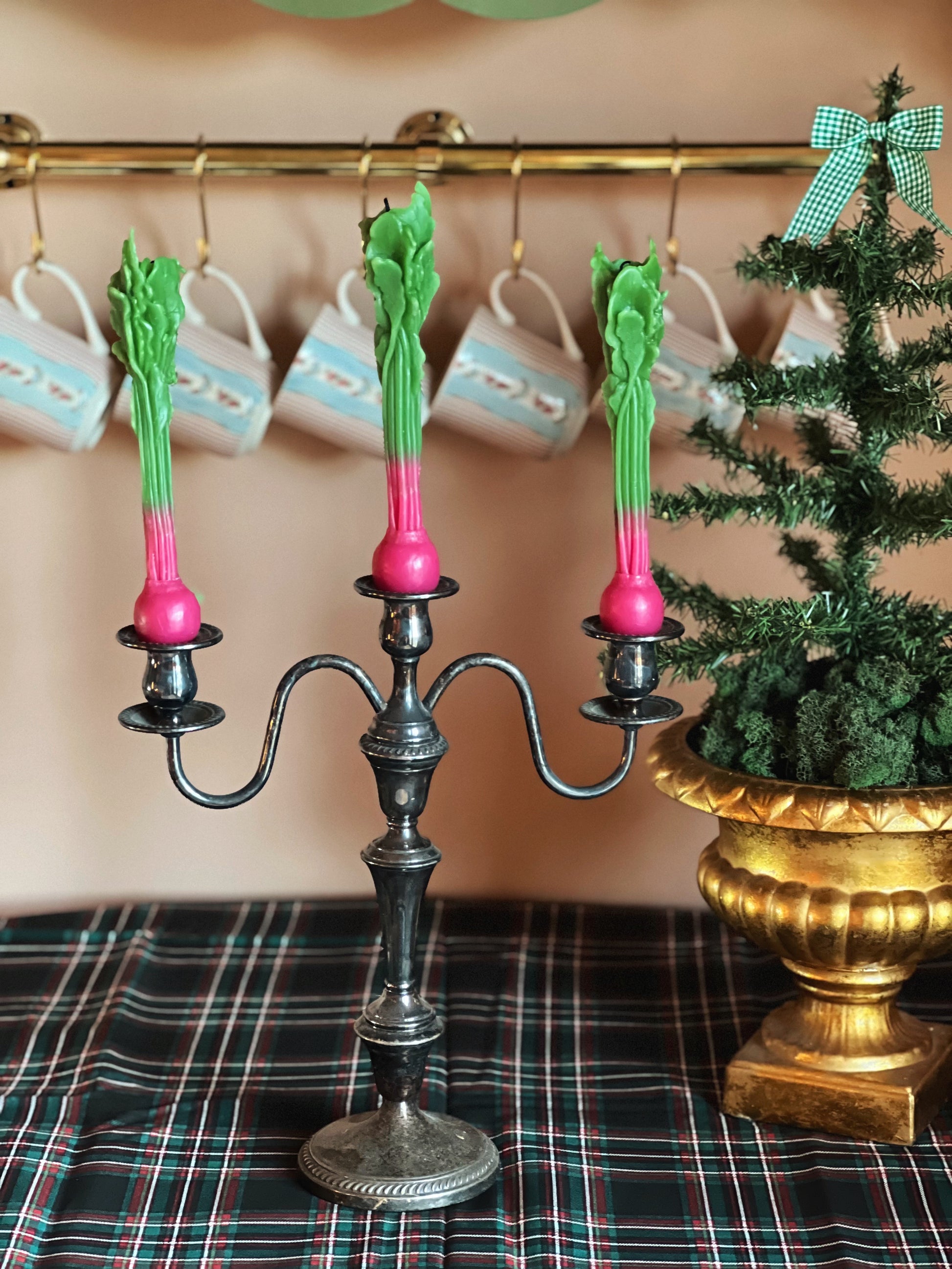 Vintage FB Rogers Silverplate 3 Arm Convertible Candelabra