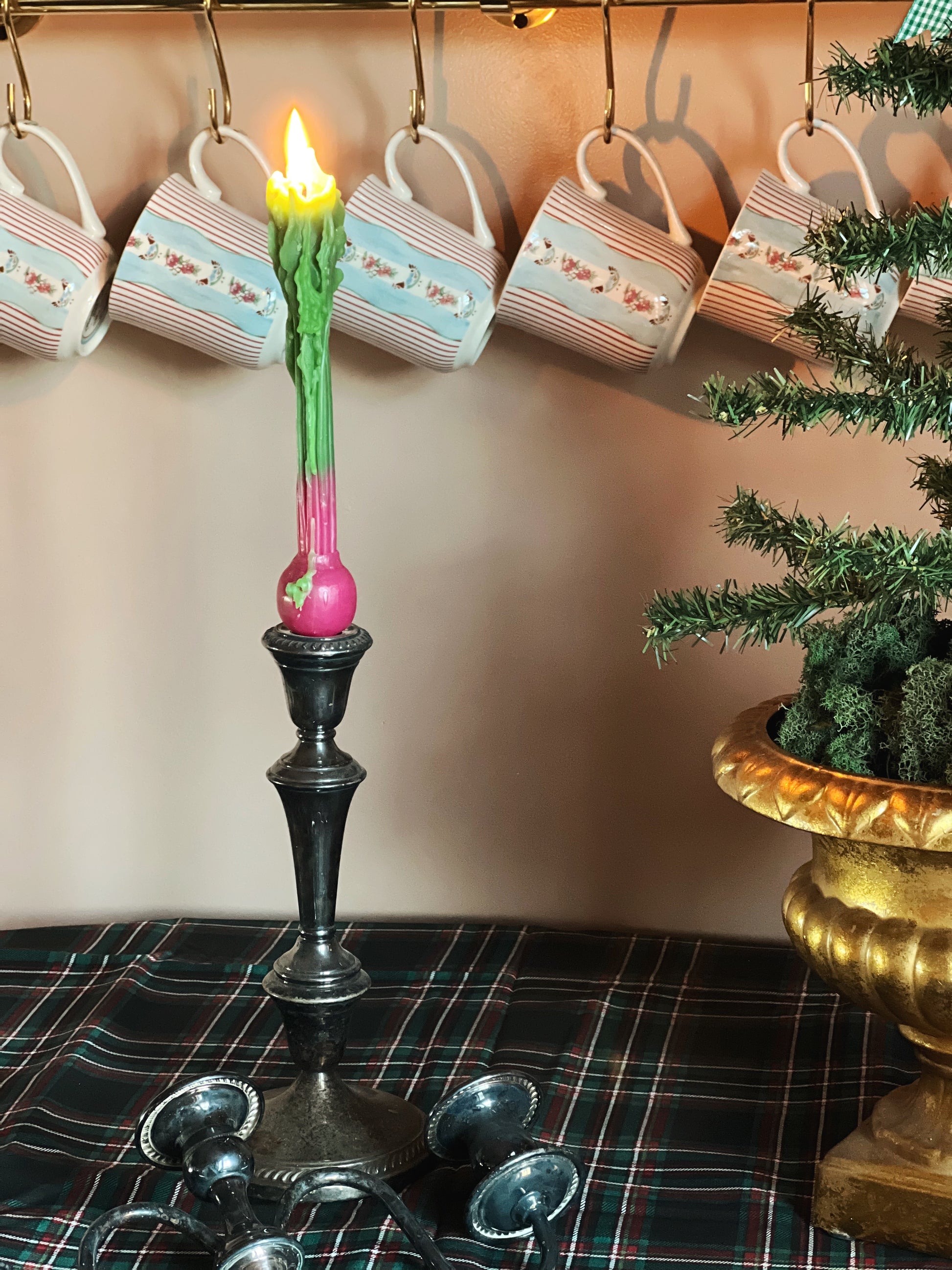 Vintage FB Rogers Silverplate 3 Arm Convertible Candelabra